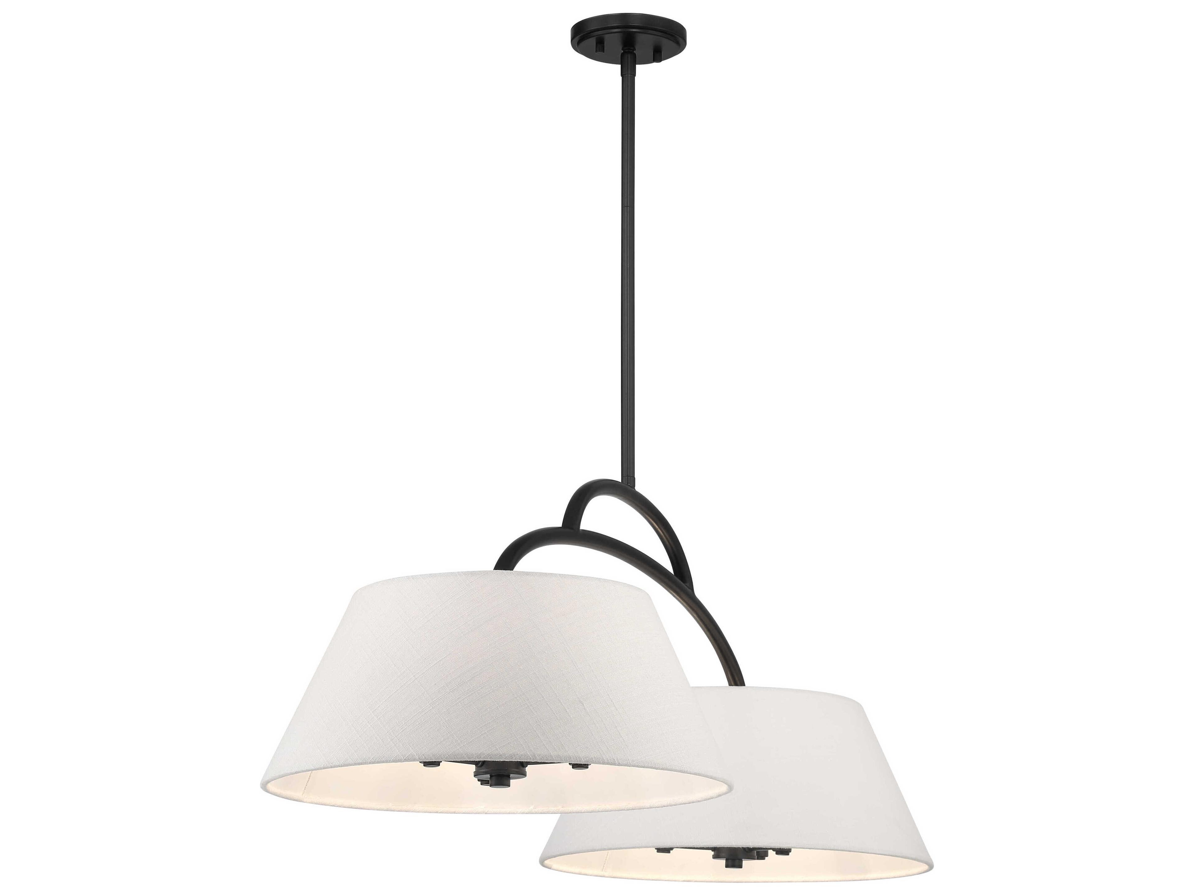 Minka Lavery Headington 6-Light Coal Black Island Pendant