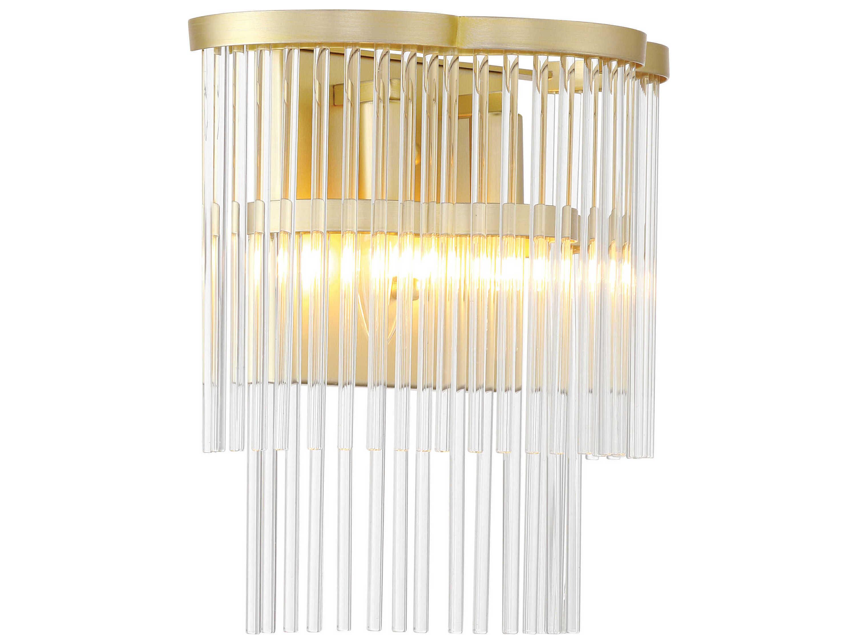 Minka Lavery Azura 2-Light Heirloom Brass Wall Sconce