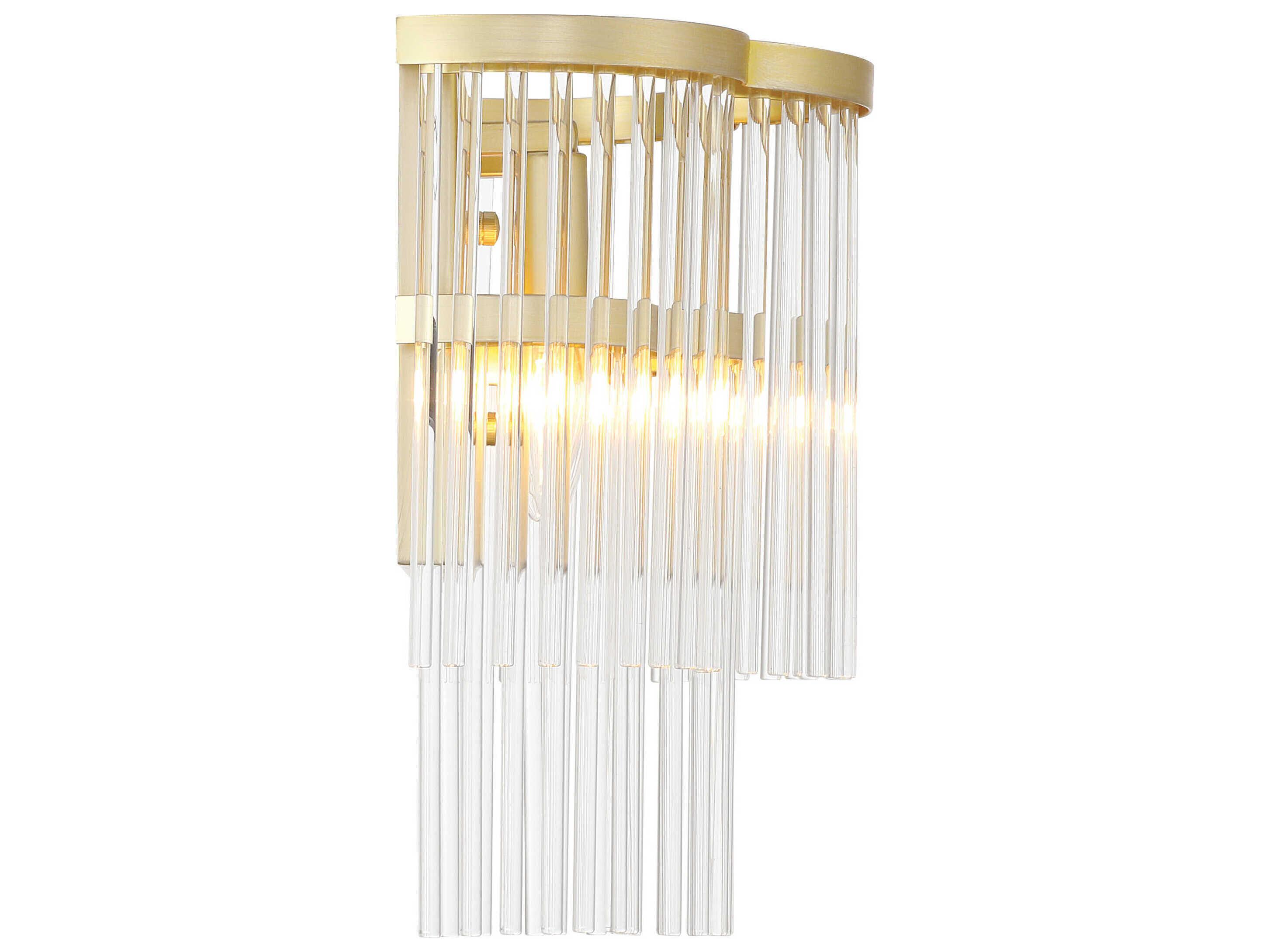 Minka Lavery Azura 2-Light Heirloom Brass Wall Sconce