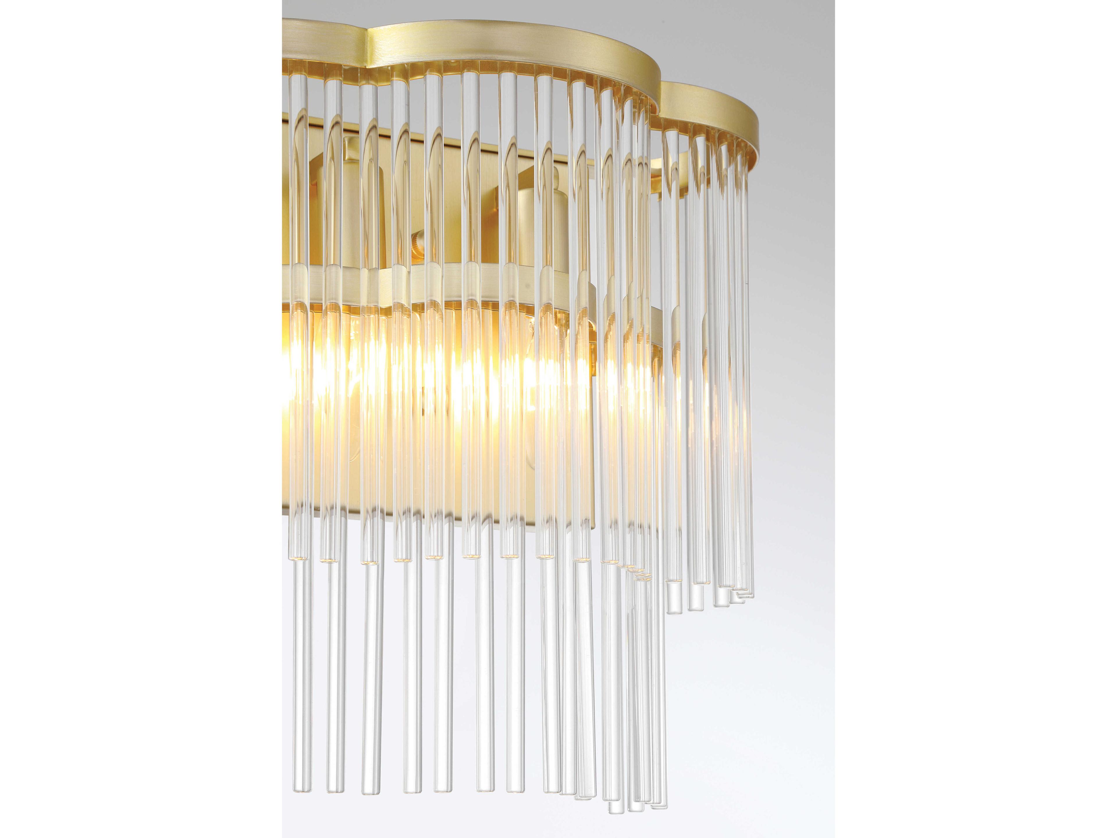 Minka Lavery Azura 2-Light Heirloom Brass Wall Sconce