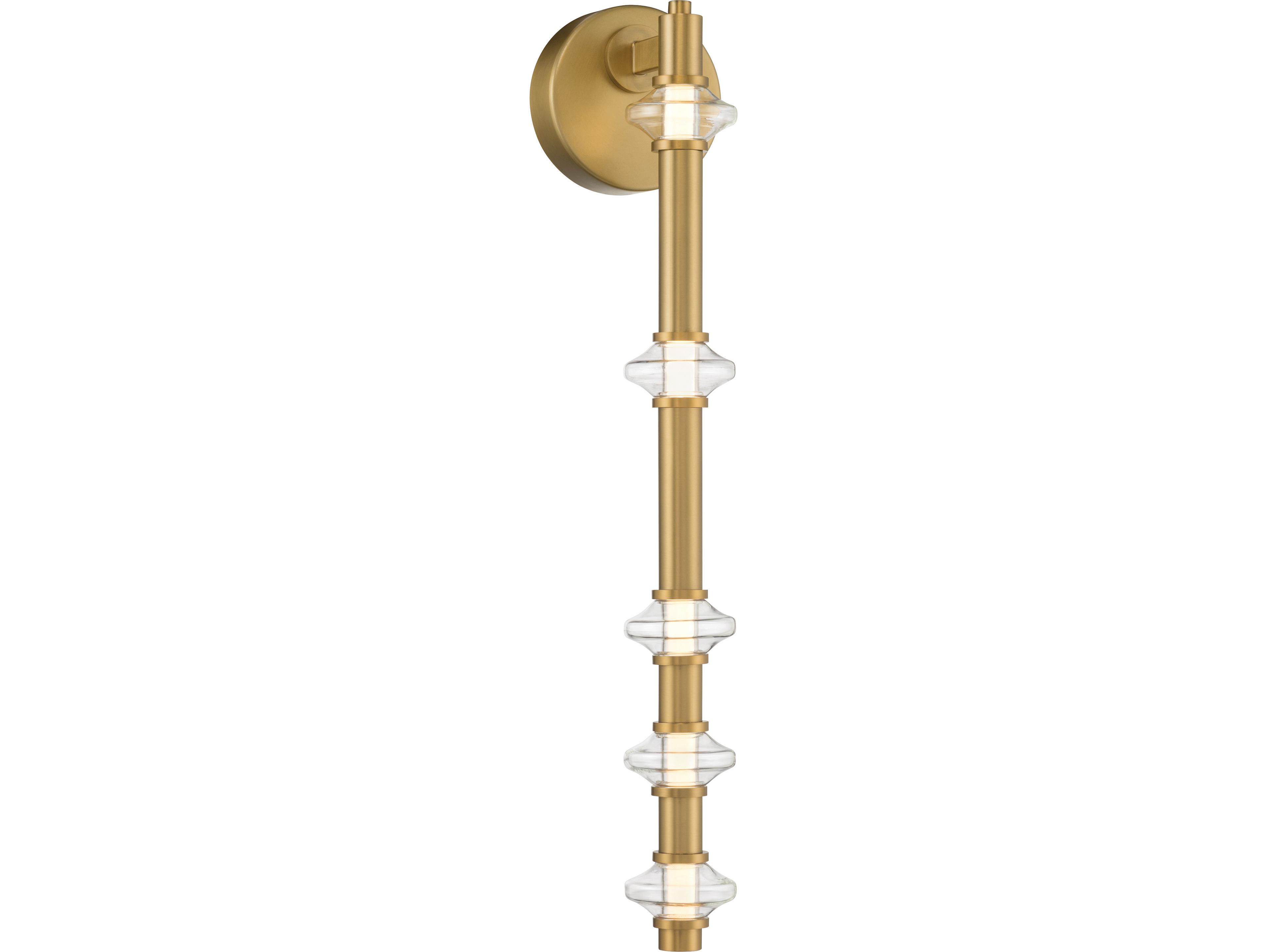 Minka Lavery Pearl Legacy Brass Wall Sconce