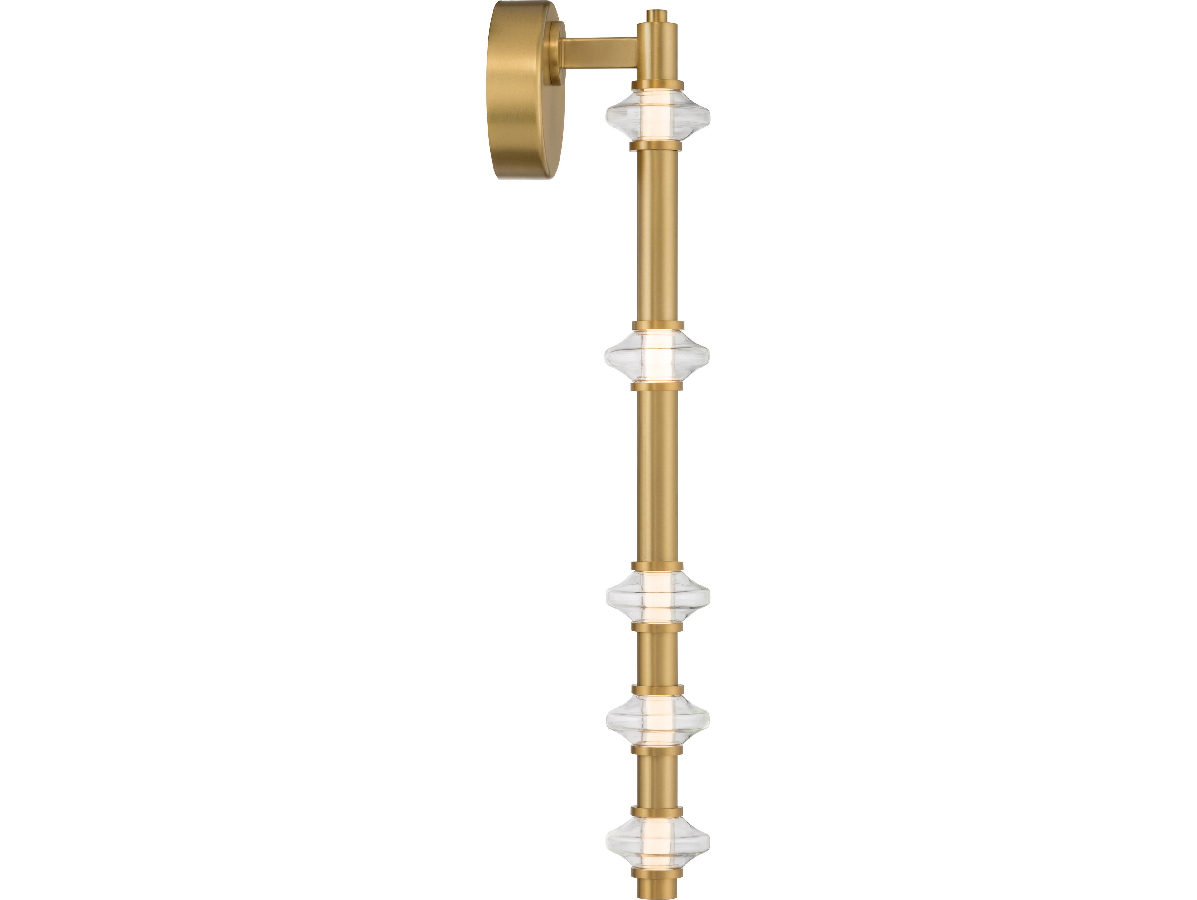 Minka Lavery Pearl Legacy Brass Wall Sconce