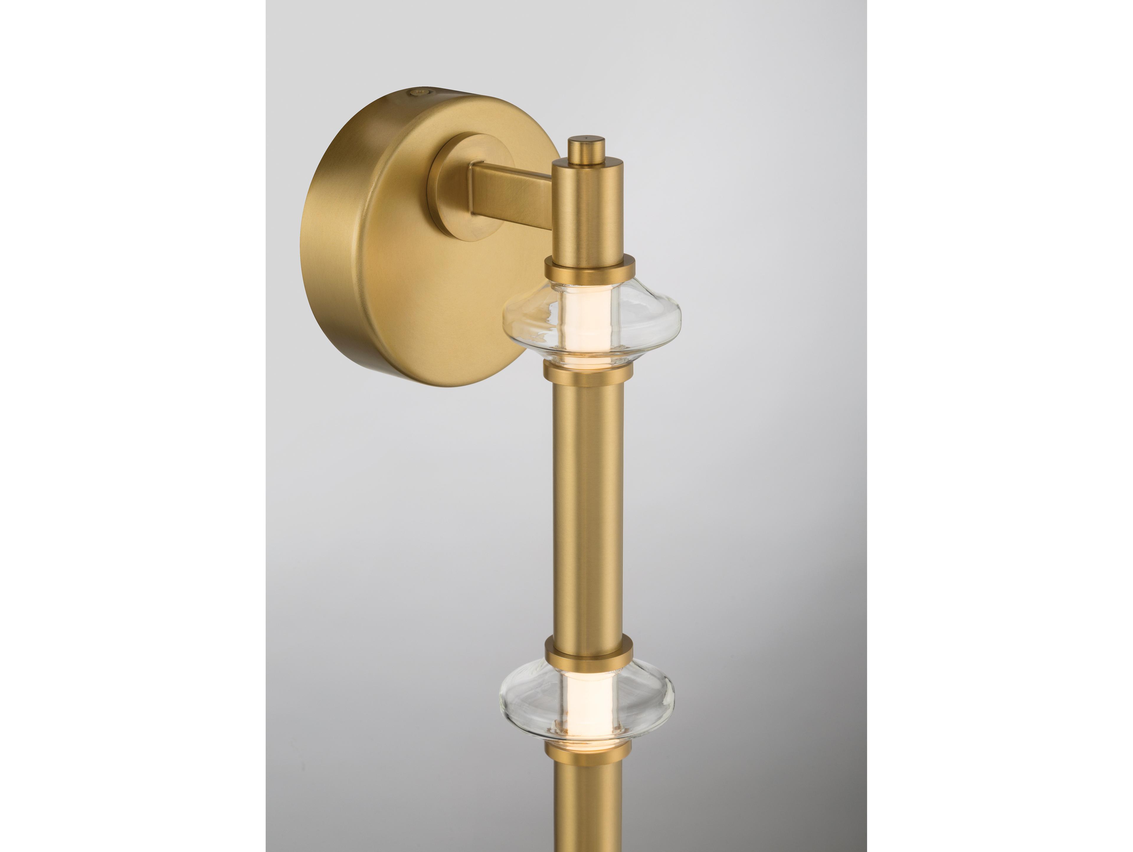 Minka Lavery Pearl Legacy Brass Wall Sconce