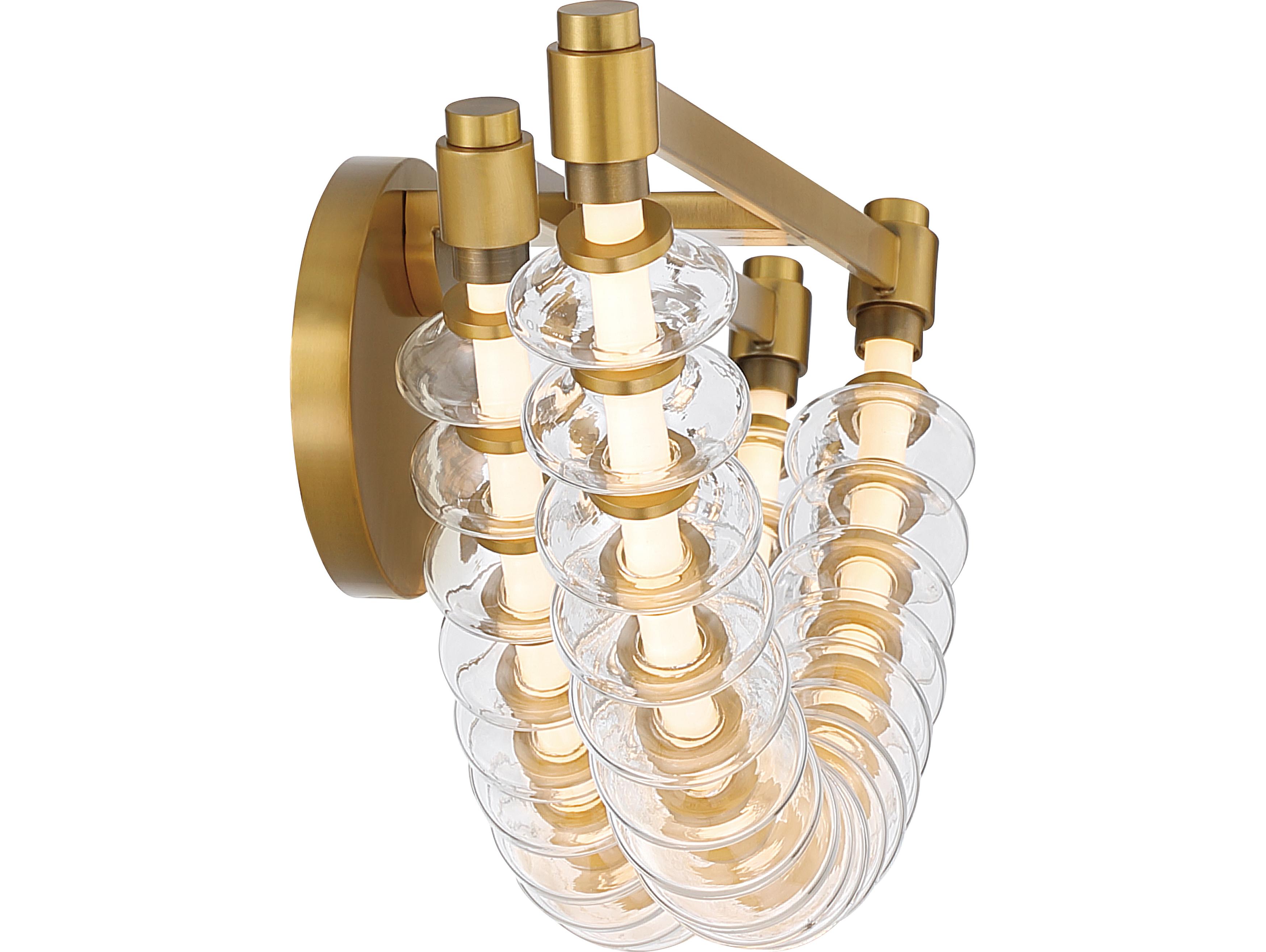 Minka Lavery Pearl Legacy Brass Wall Sconce