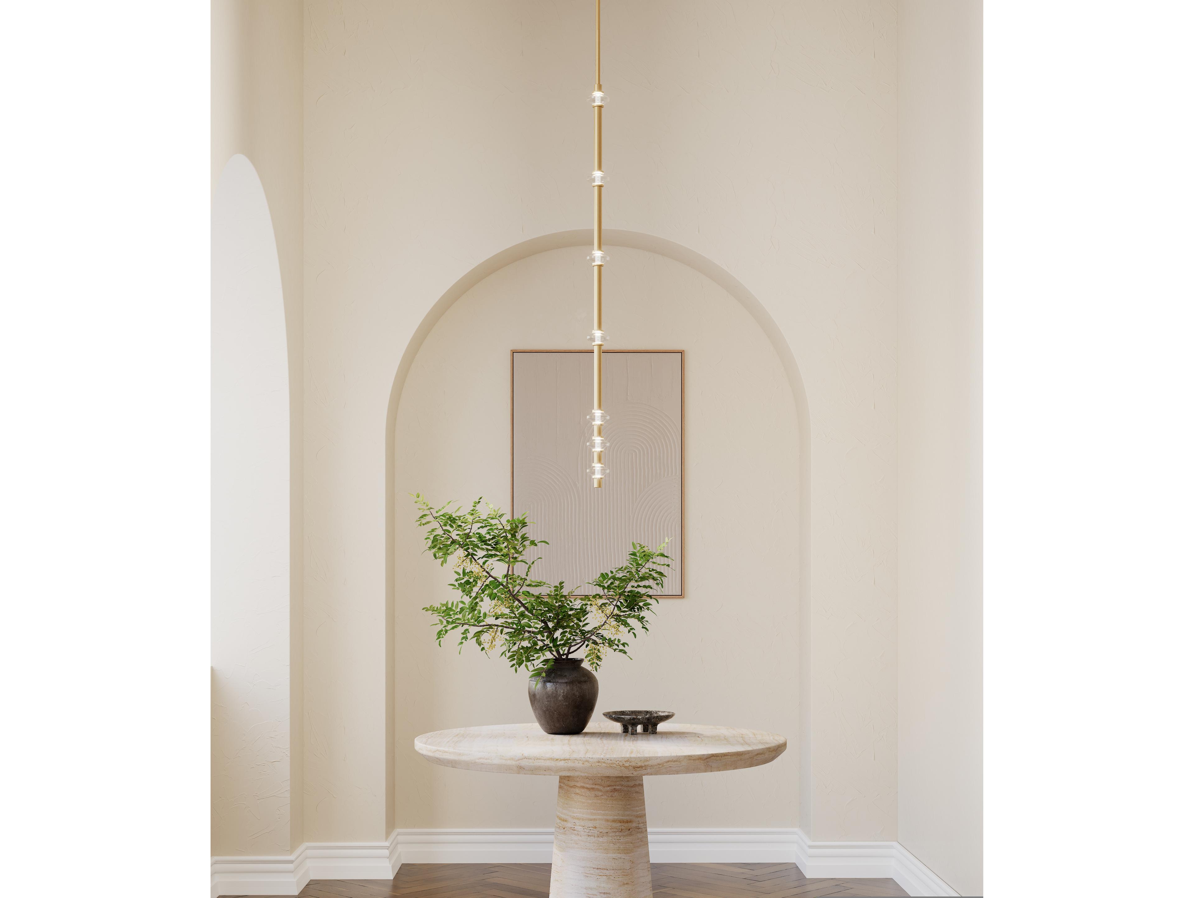 Minka Lavery Pearl Legacy Brass Linear Mini Pendant