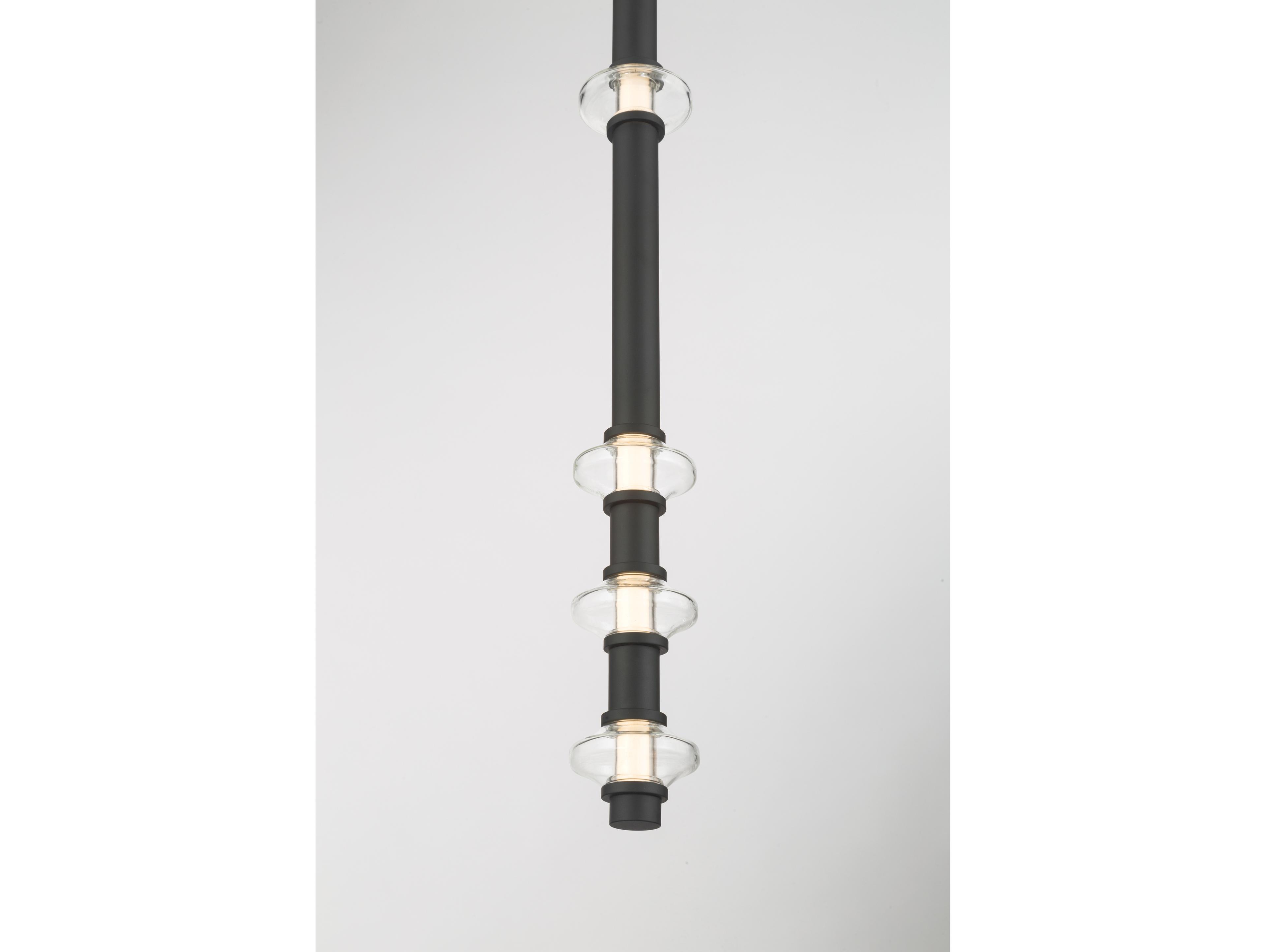 Minka Lavery Pearl Dark Matte Black Linear Mini Pendant