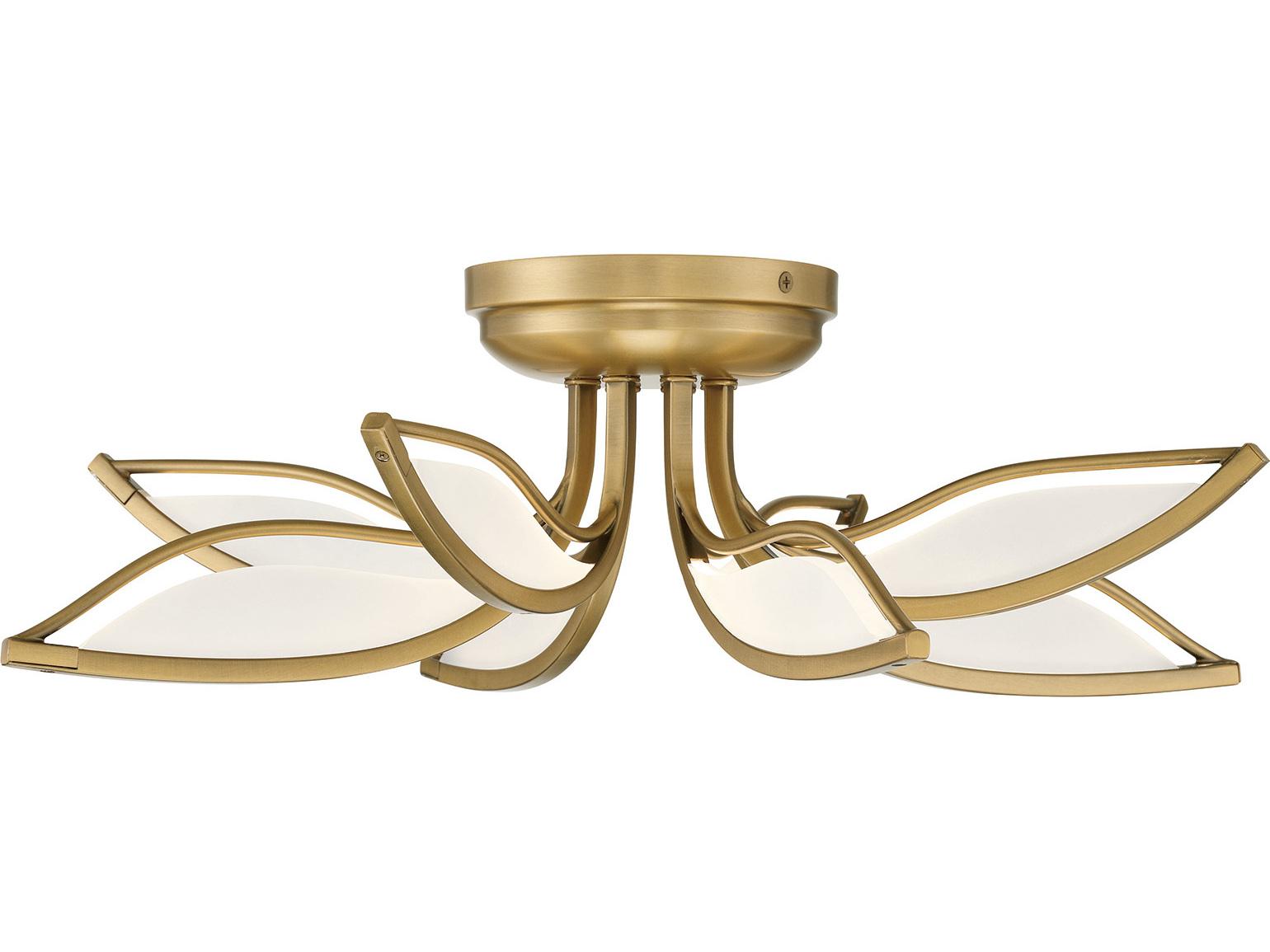 Minka Lavery Papilio Legacy Brass Flush Mount