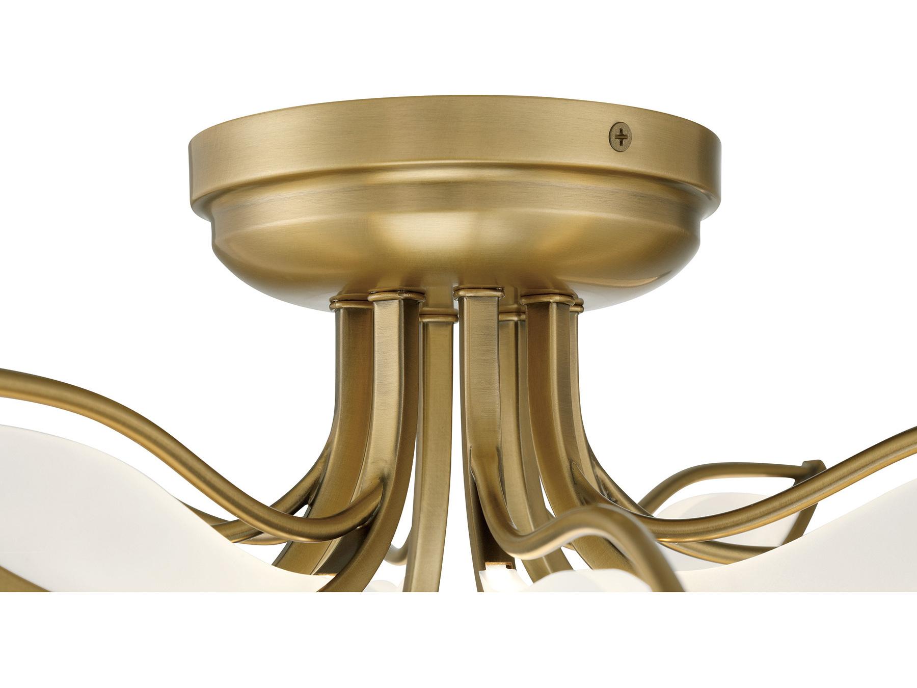 Minka Lavery Papilio Legacy Brass Flush Mount