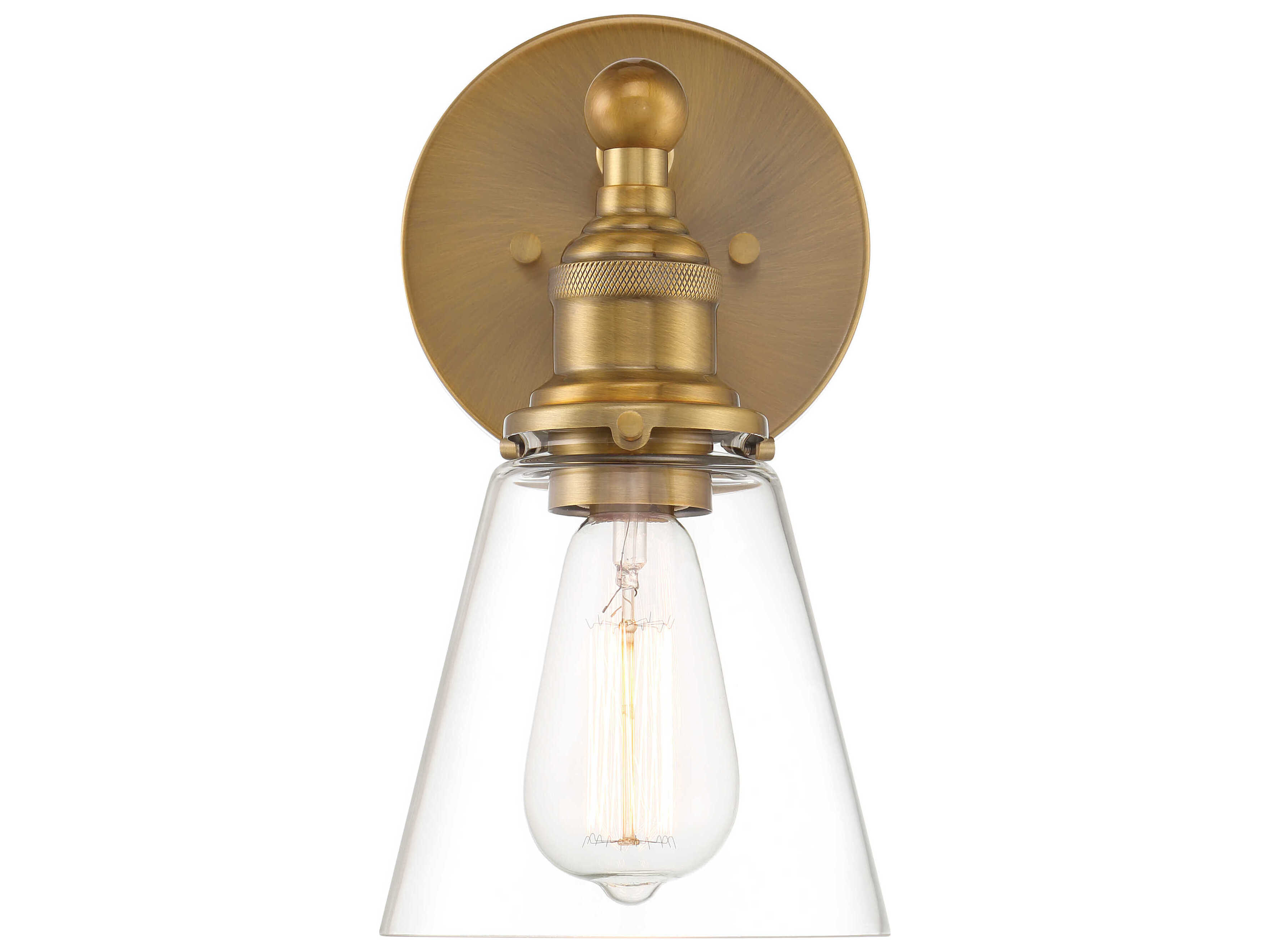 Minka Lavery Barwell 1-Light Oxidized Aged Brass Wall Sconce