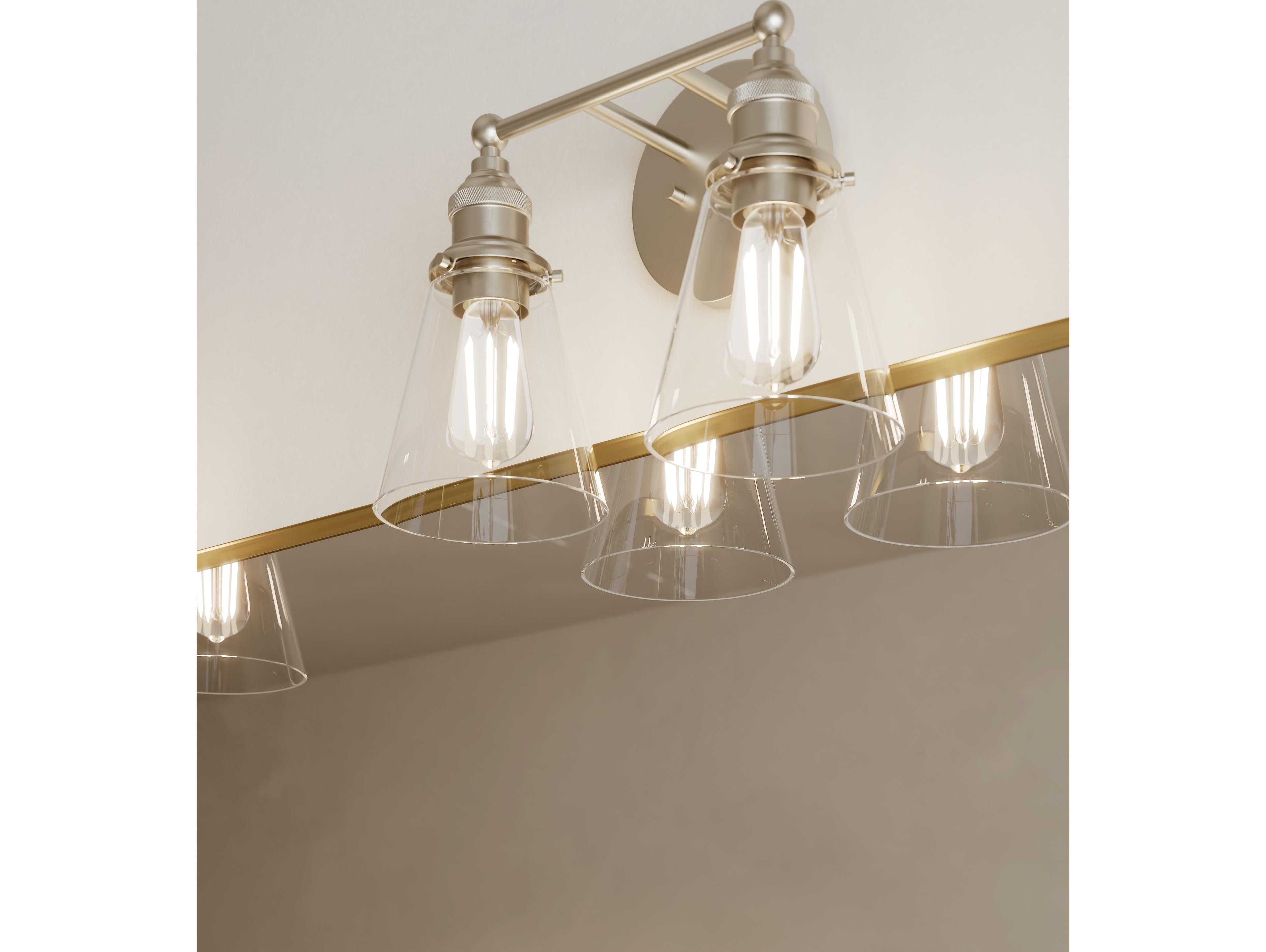 Minka Lavery Barwell 2-Light Brushed Nickel Vanity Light