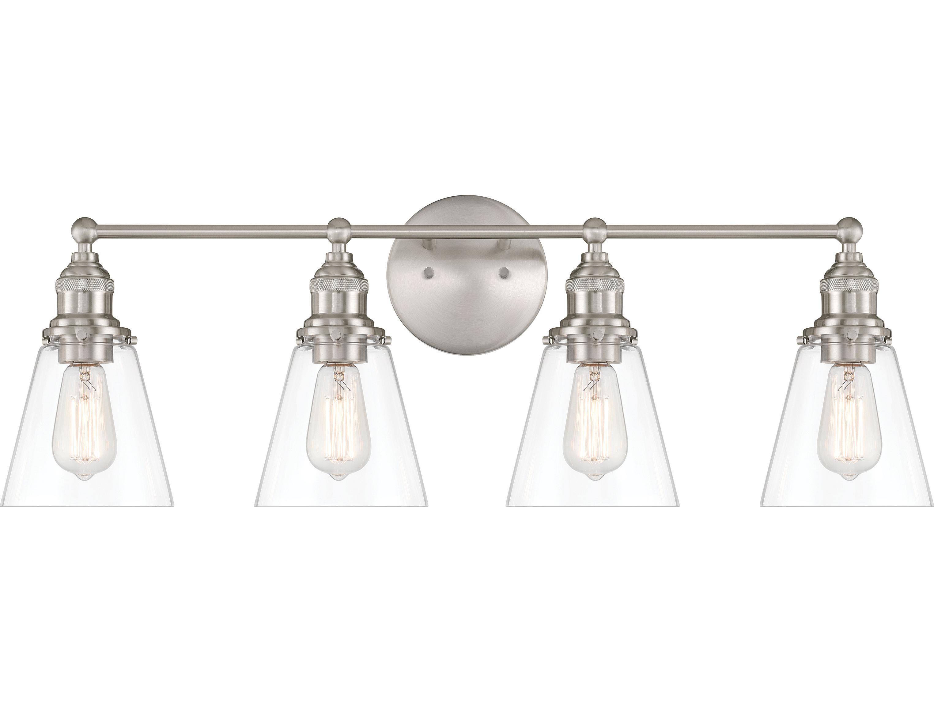 Minka Lavery Barwell 4-Light Brushed Nickel Vanity Light