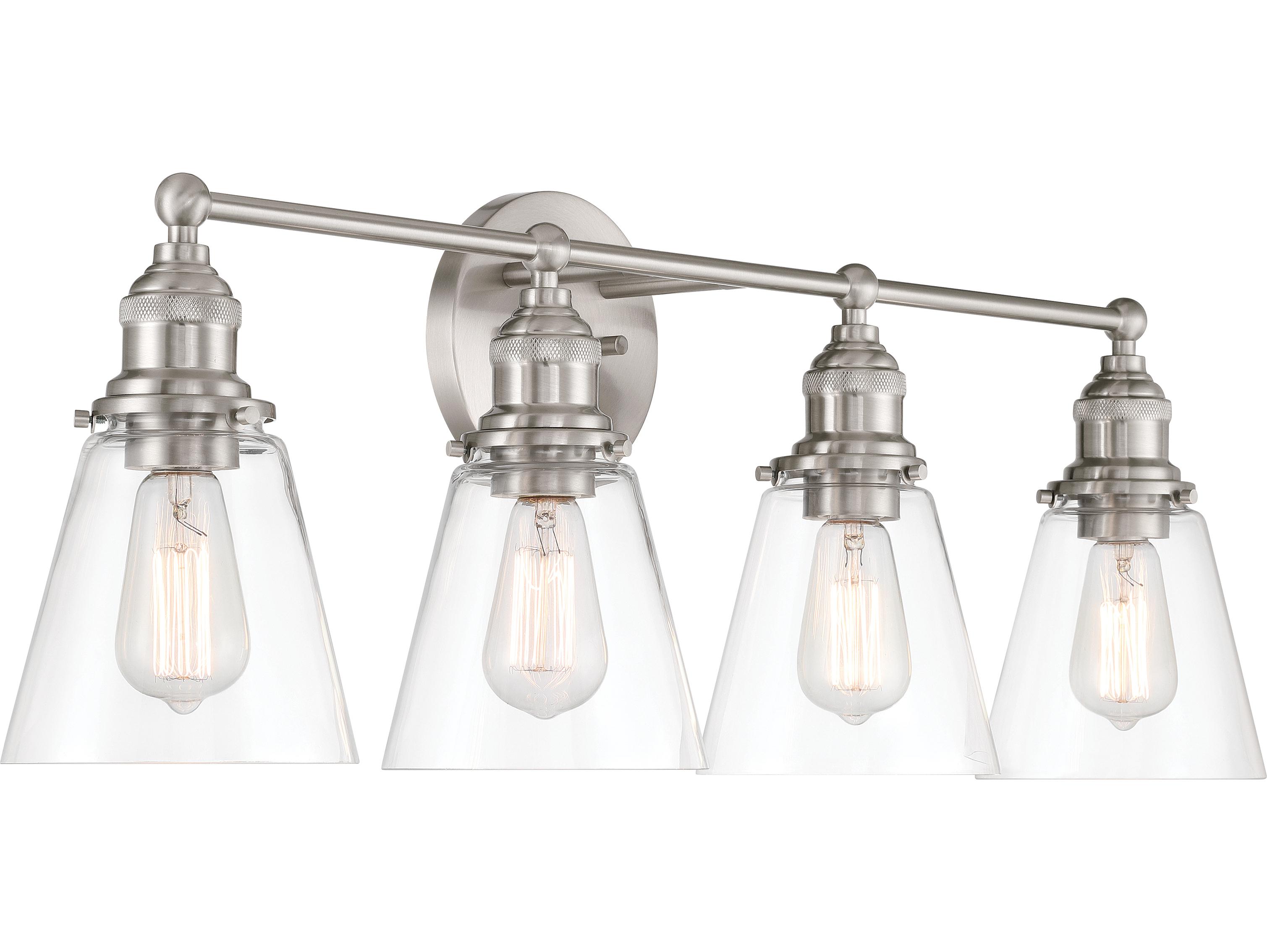 Minka Lavery Barwell 4-Light Brushed Nickel Vanity Light