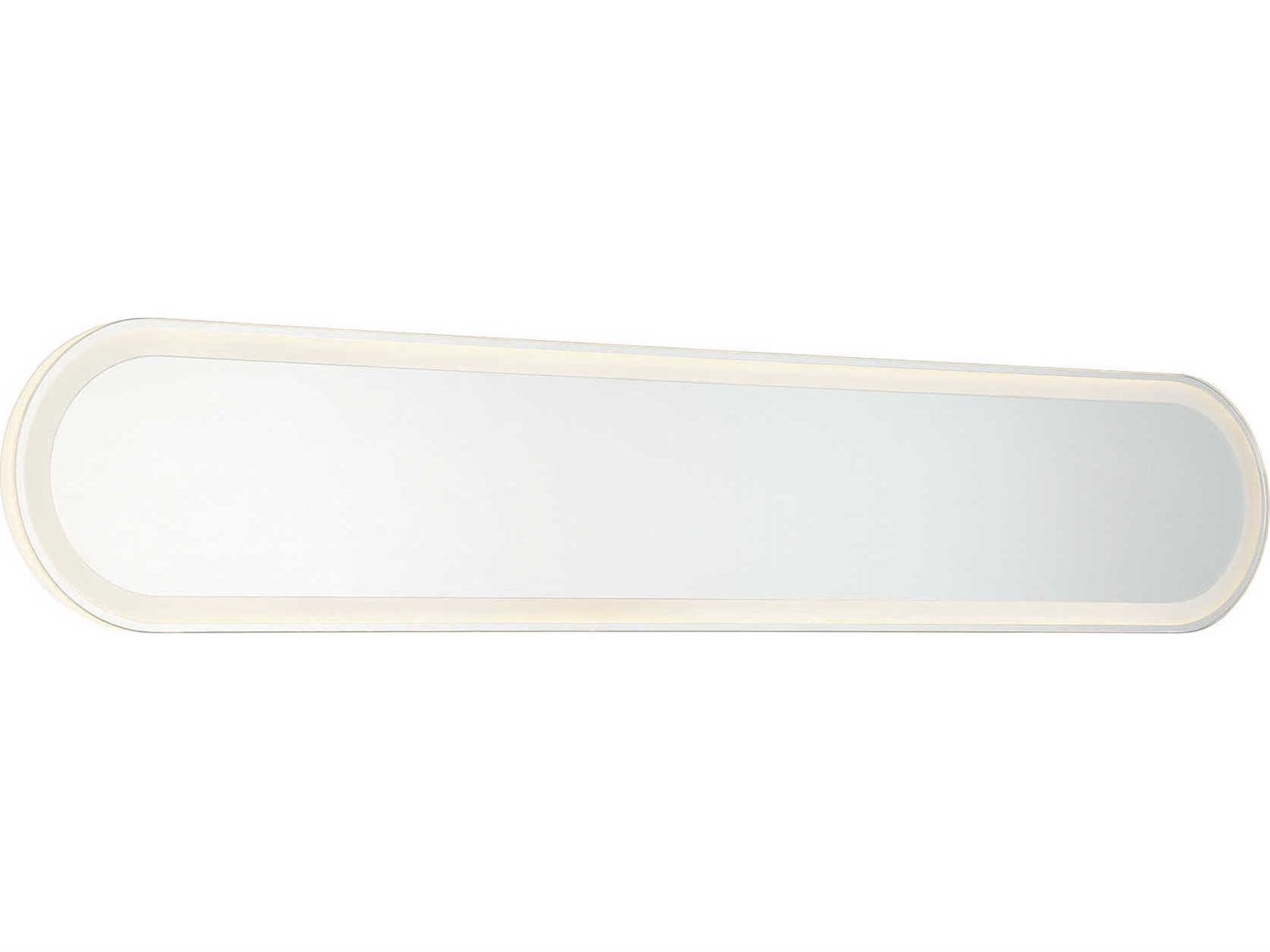 Minka Lavery White Oval Backlit LED Wall Mirror