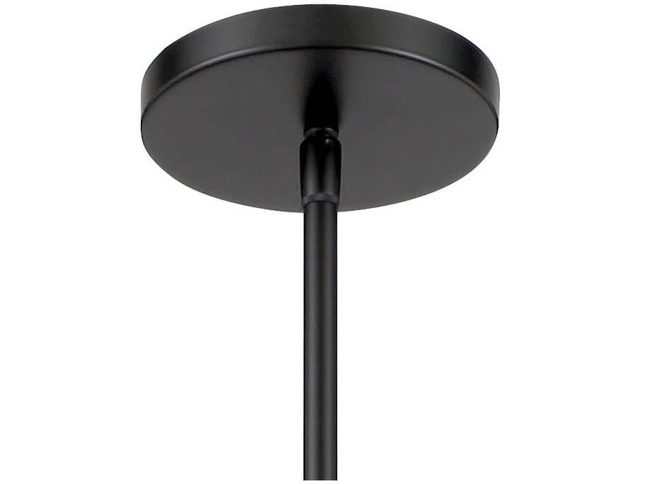 Minka Lavery Schooner Ridge 1-Light Coal Black Glass Dome Globe Pendant