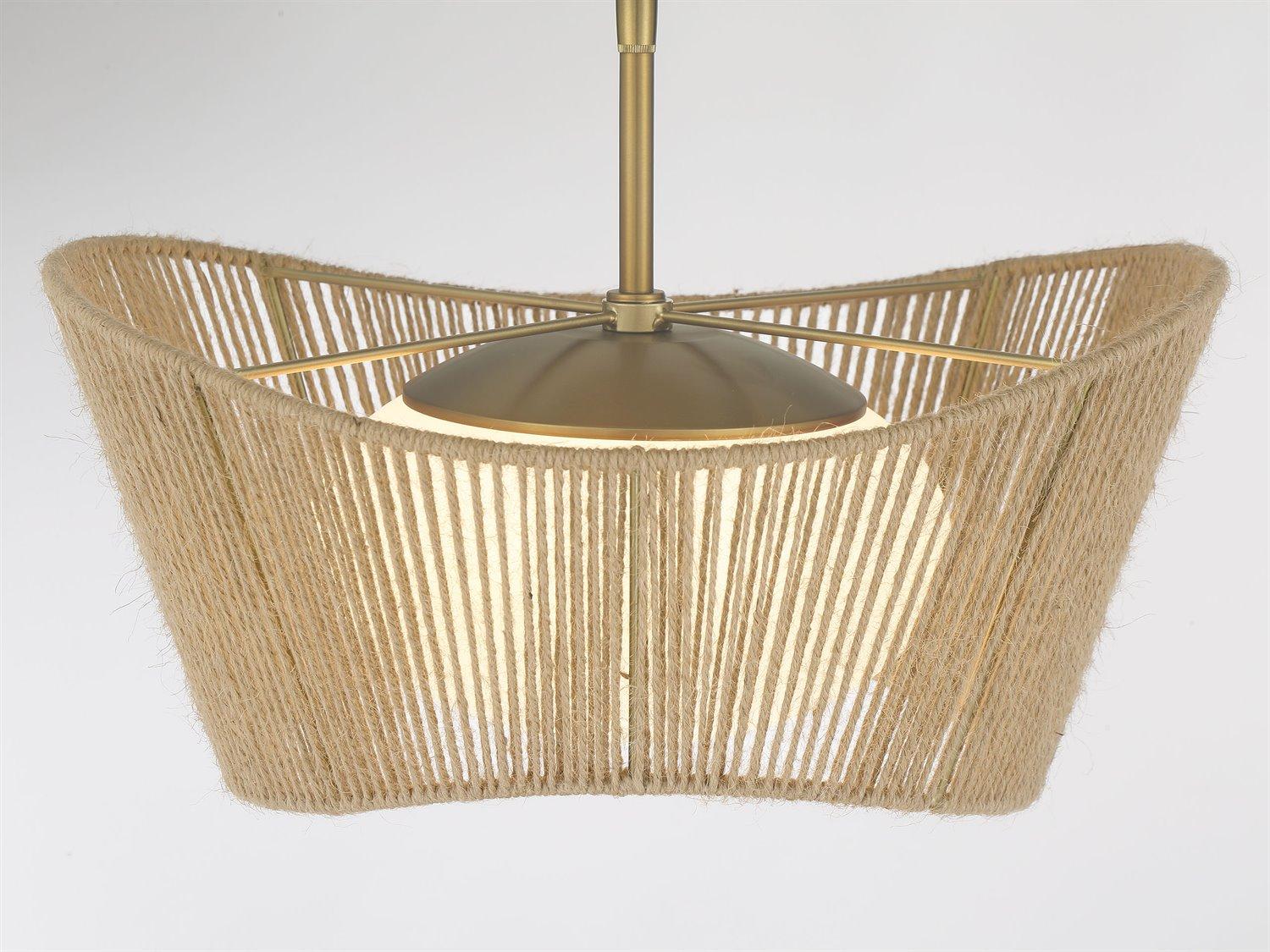 Minka Lavery Key Largo 1-Light Soft Brass Glass Globe Semi Flush Mount