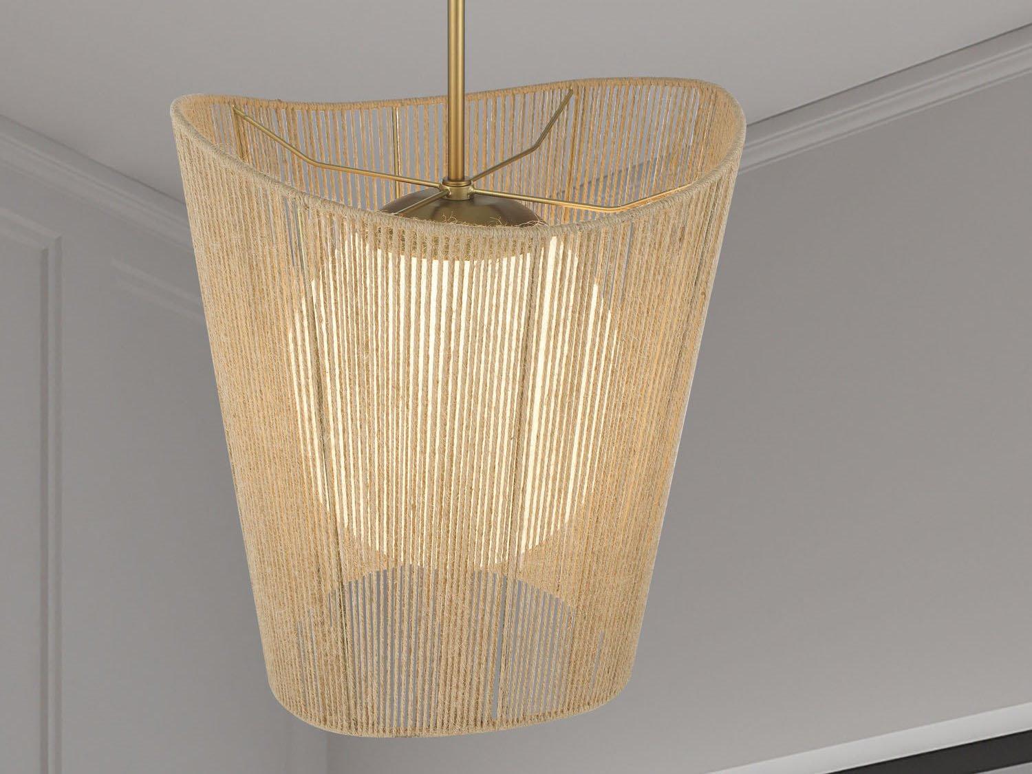 Minka Lavery Key Largo 1-Light Soft Brass Glass Globe Pendant