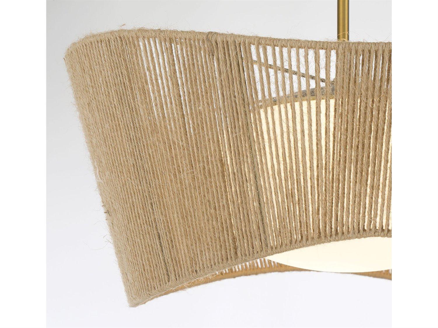 Minka Lavery Key Largo 1-Light Soft Brass Glass Globe Pendant