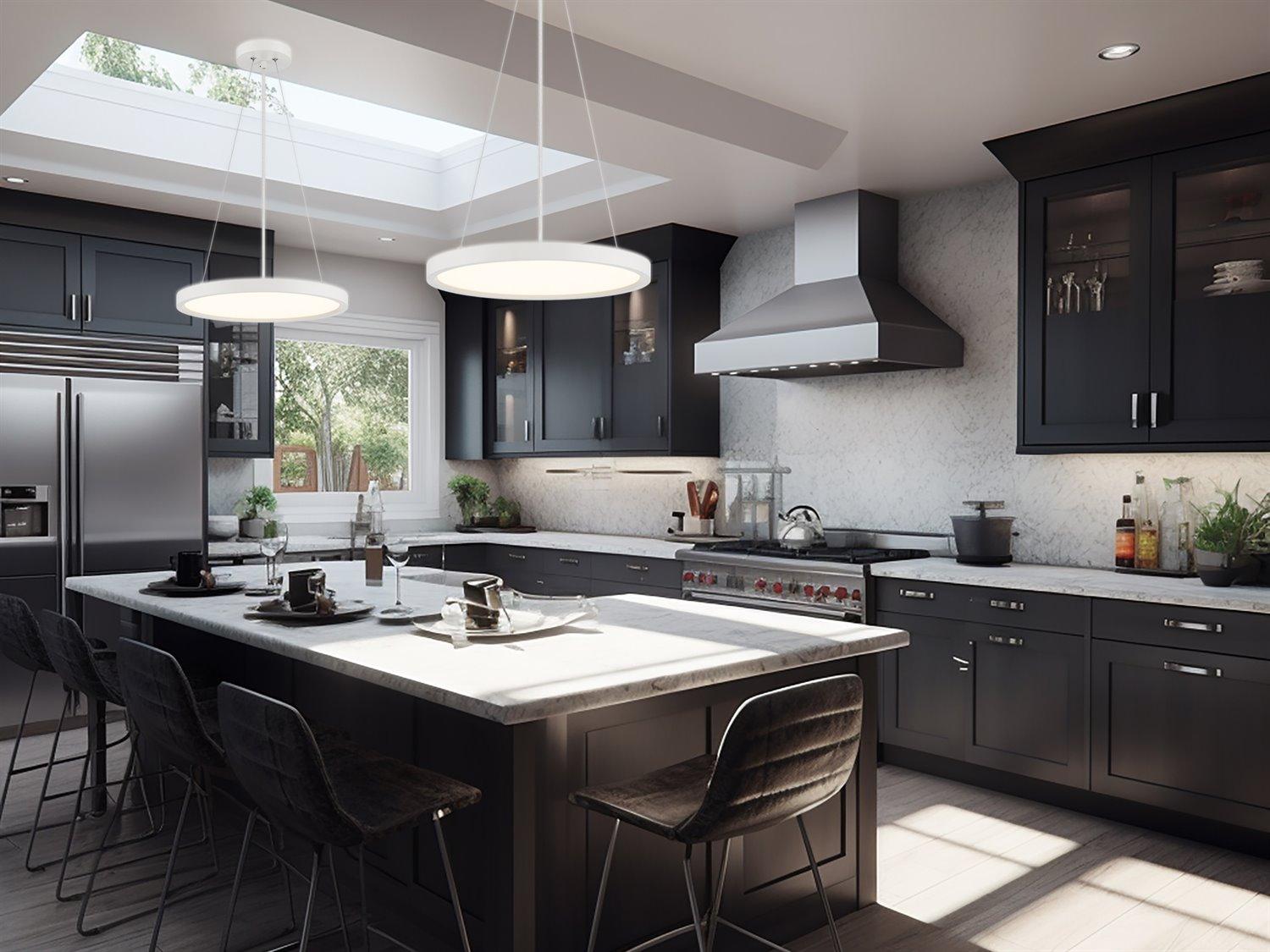 Minka Lavery Vantage 1-Light White LED Pendant