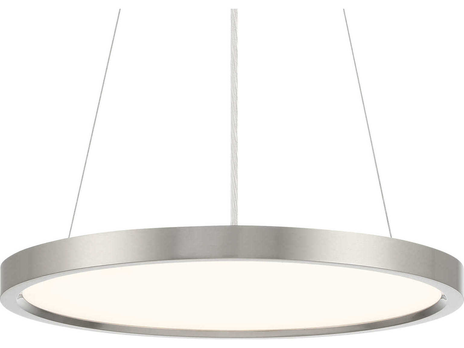 Minka Lavery Vantage 1-Light Brushed Nickel LED Pendant
