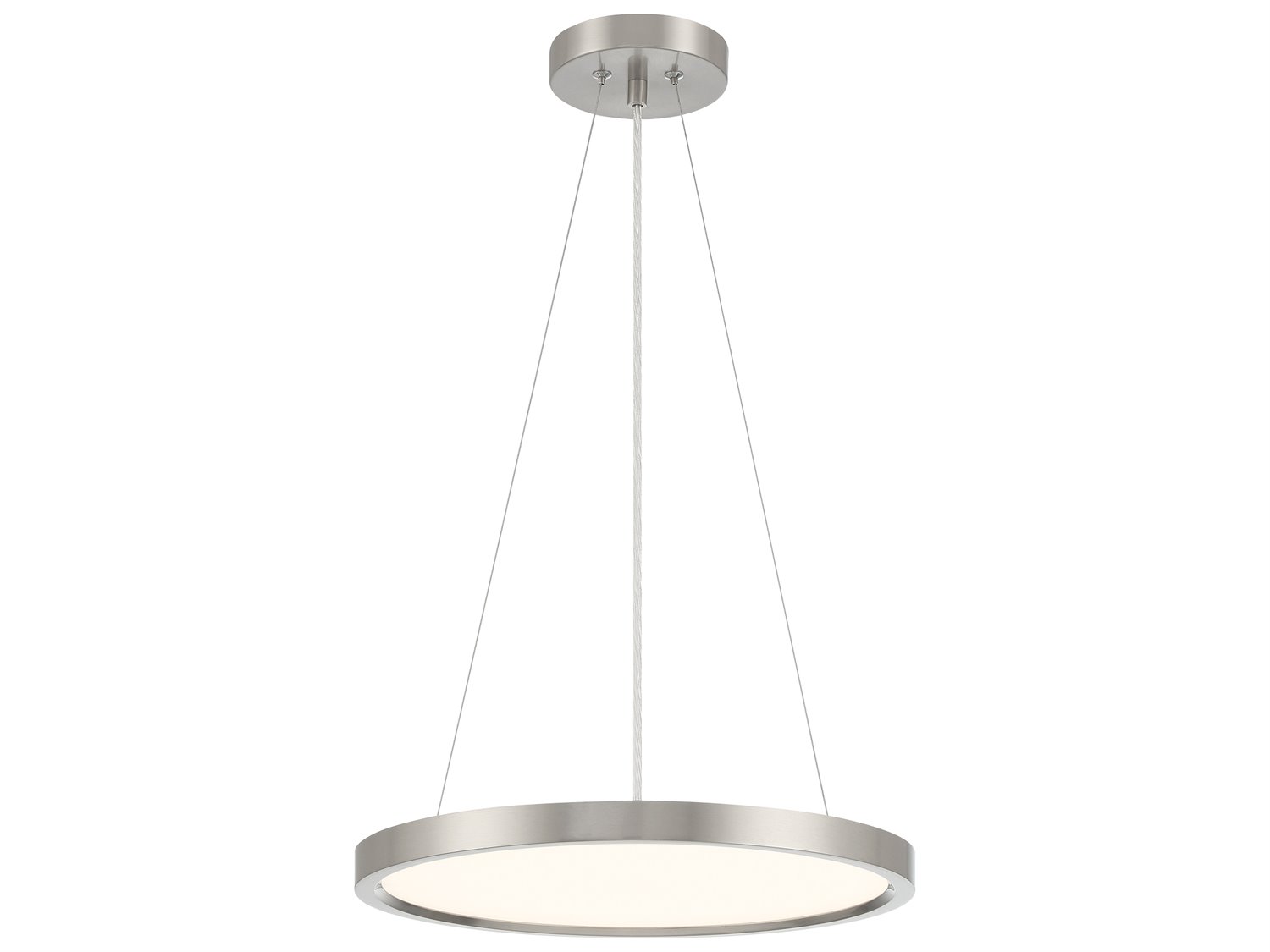 Minka Lavery Vantage 1-Light Brushed Nickel LED Pendant