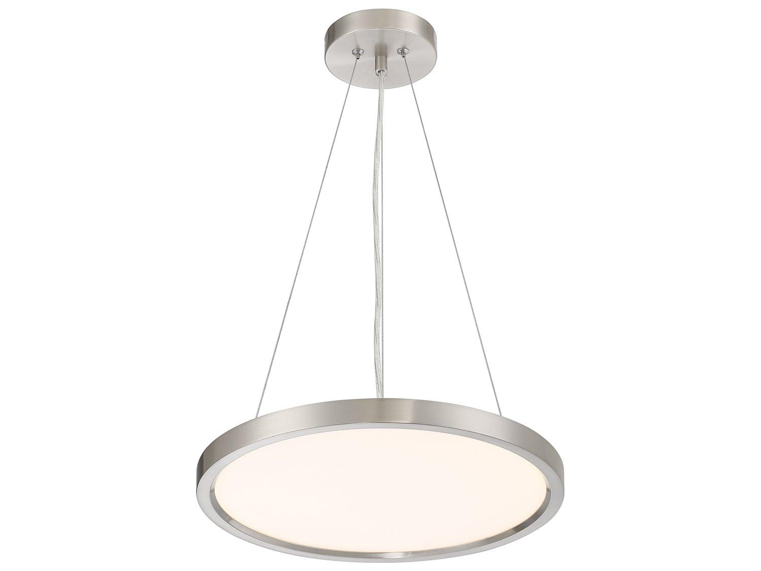 Minka Lavery Vantage 1-Light Brushed Nickel LED Pendant
