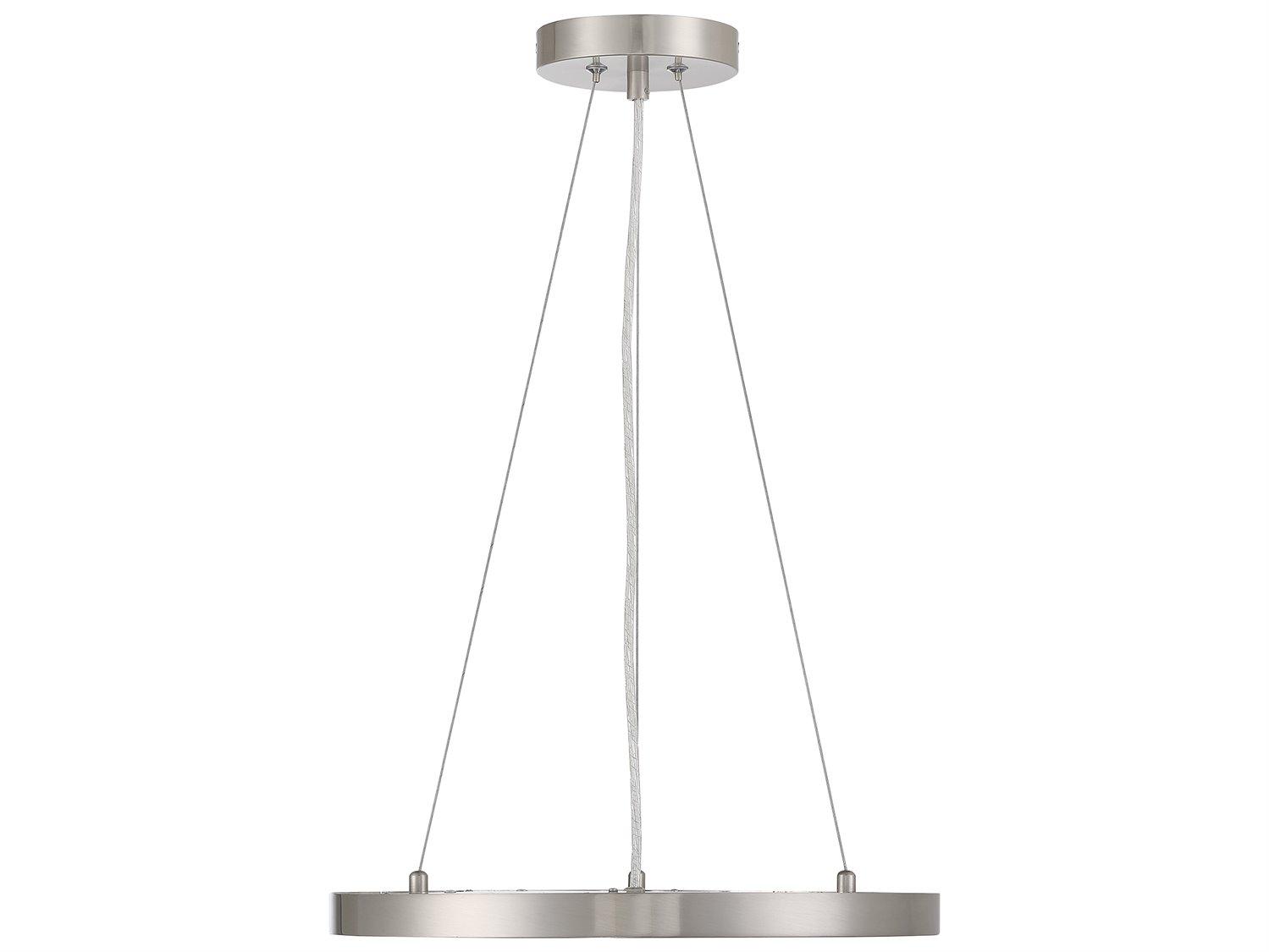 Minka Lavery Vantage 1-Light Brushed Nickel LED Pendant