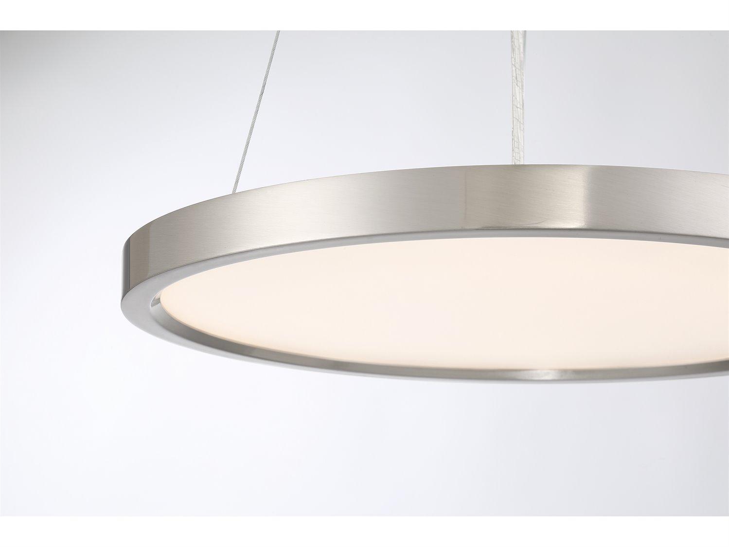 Minka Lavery Vantage 1-Light Brushed Nickel LED Pendant