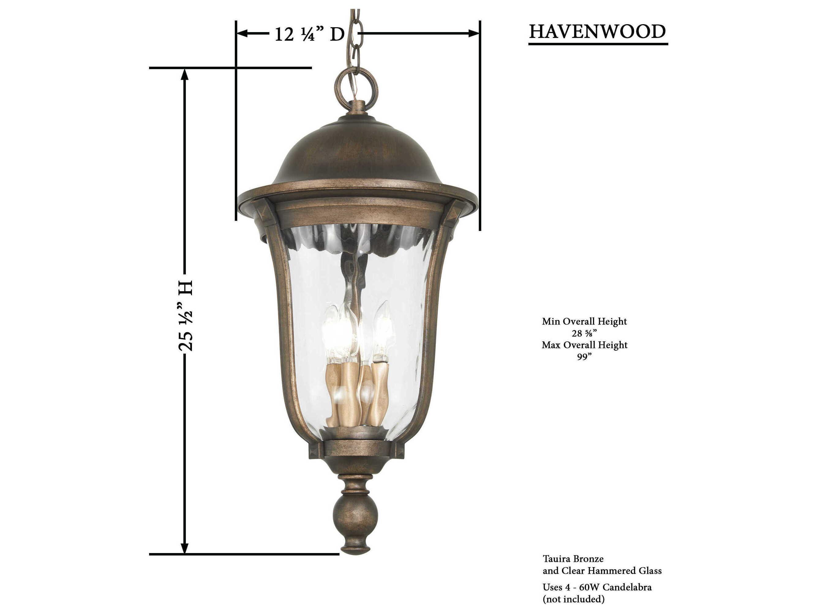 Minka Lavery Havenwood 4 - Light Outdoor Hanging Light