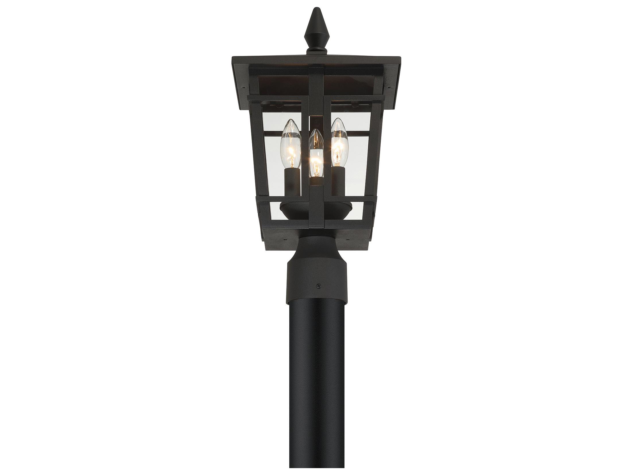 Minka Lavery Fieldstone 3-Light Outdoor Post Light