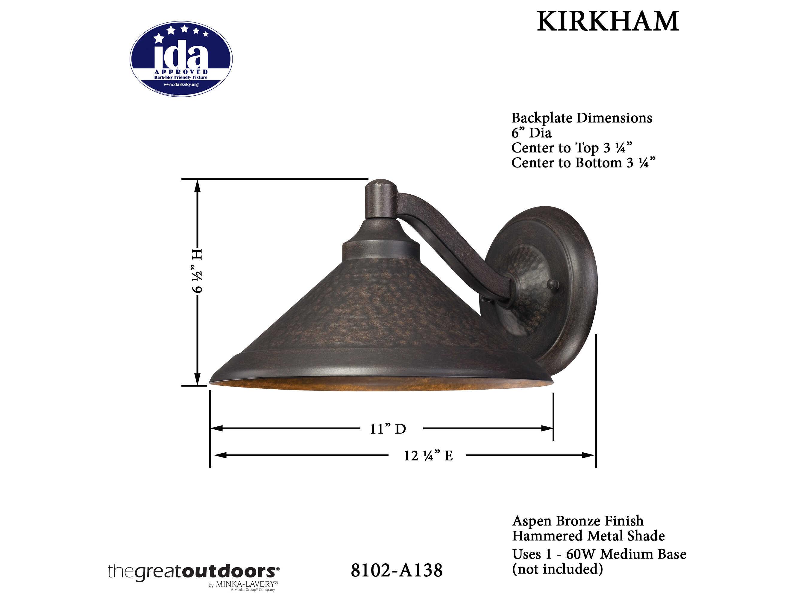 Minka Lavery Kirkham Outdoor Wall Light