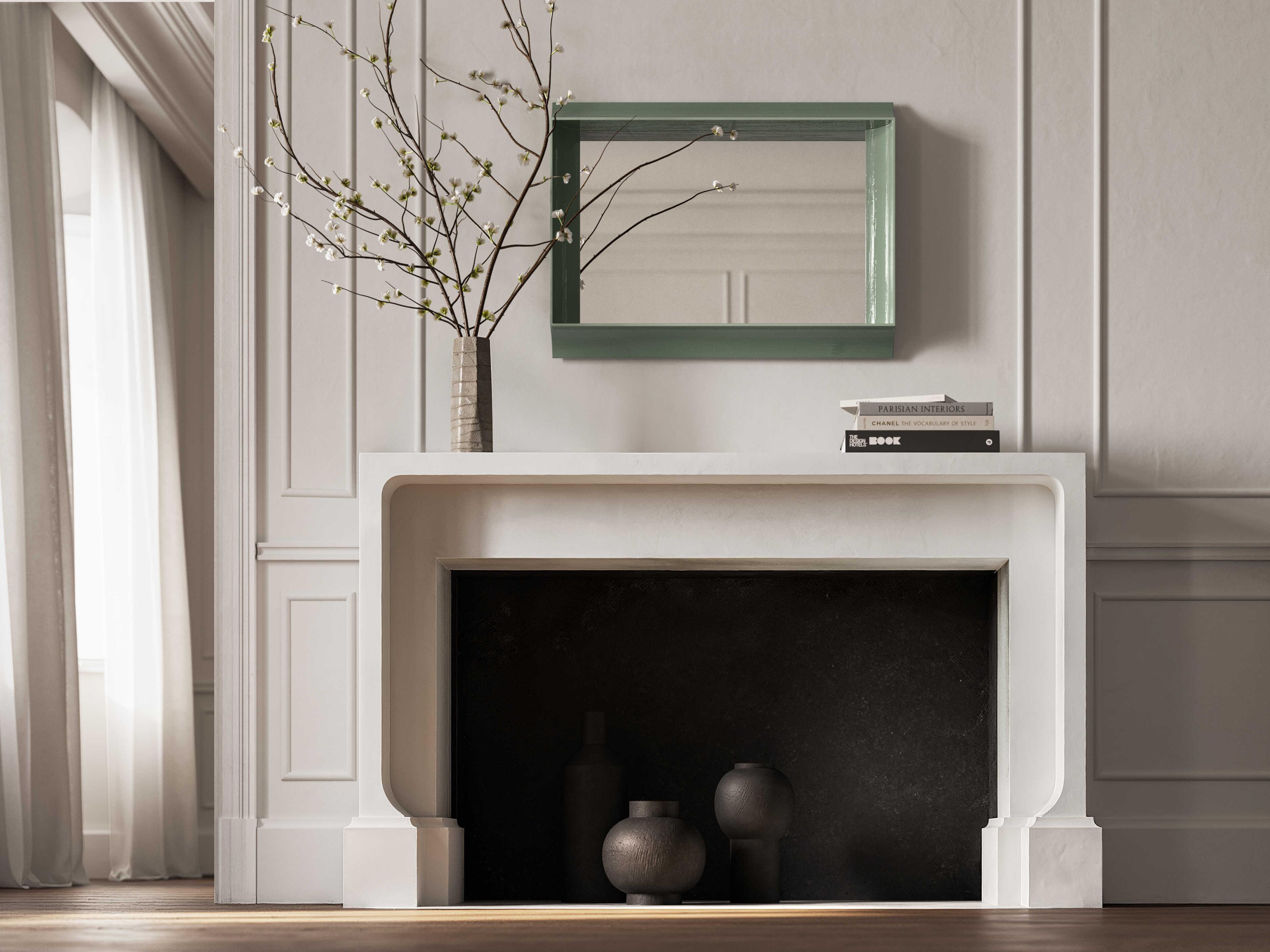 Magis Coves Rectangular Wall Mirror with Shelf