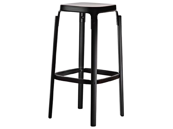Magis Steelwood Beech Wood Bar Stool