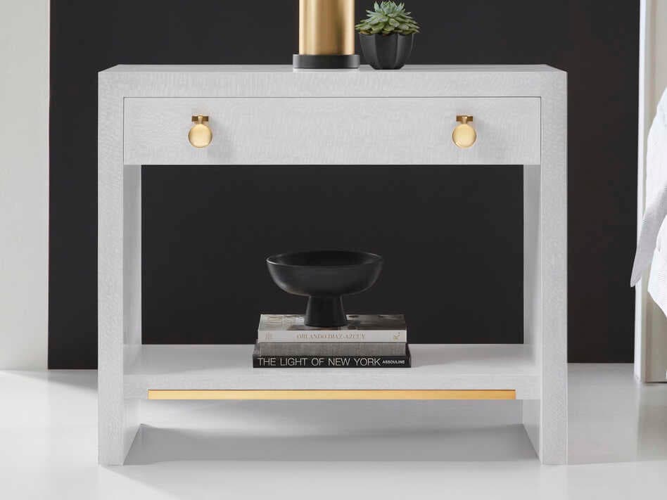 Modern History Home Mirage 1-Drawer Nightstand