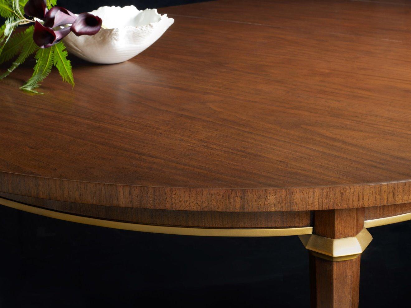 Modern History Home Norris Oval Wood Dining Table