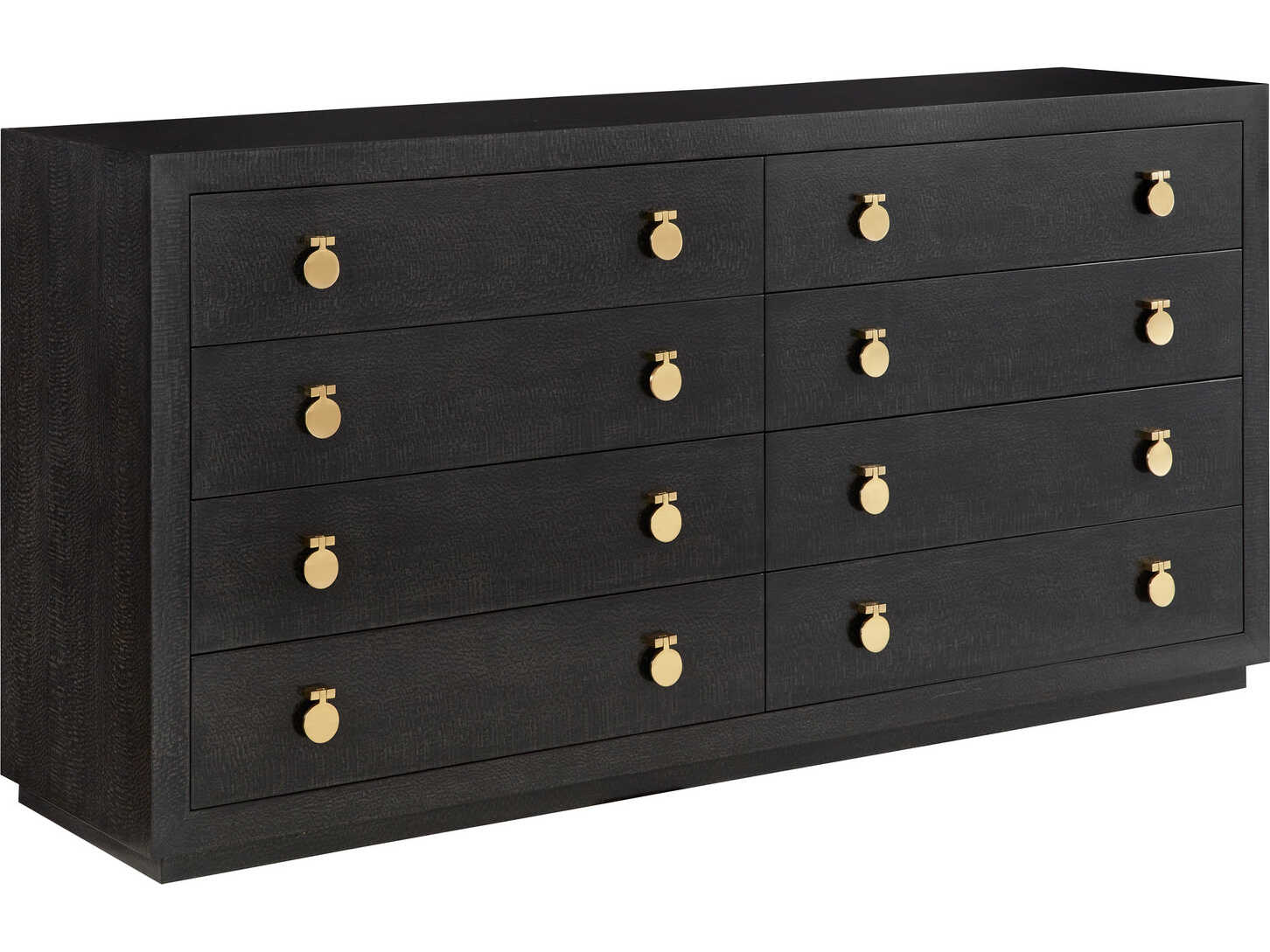 Modern History Home Mirage Oak Wood Double Dresser