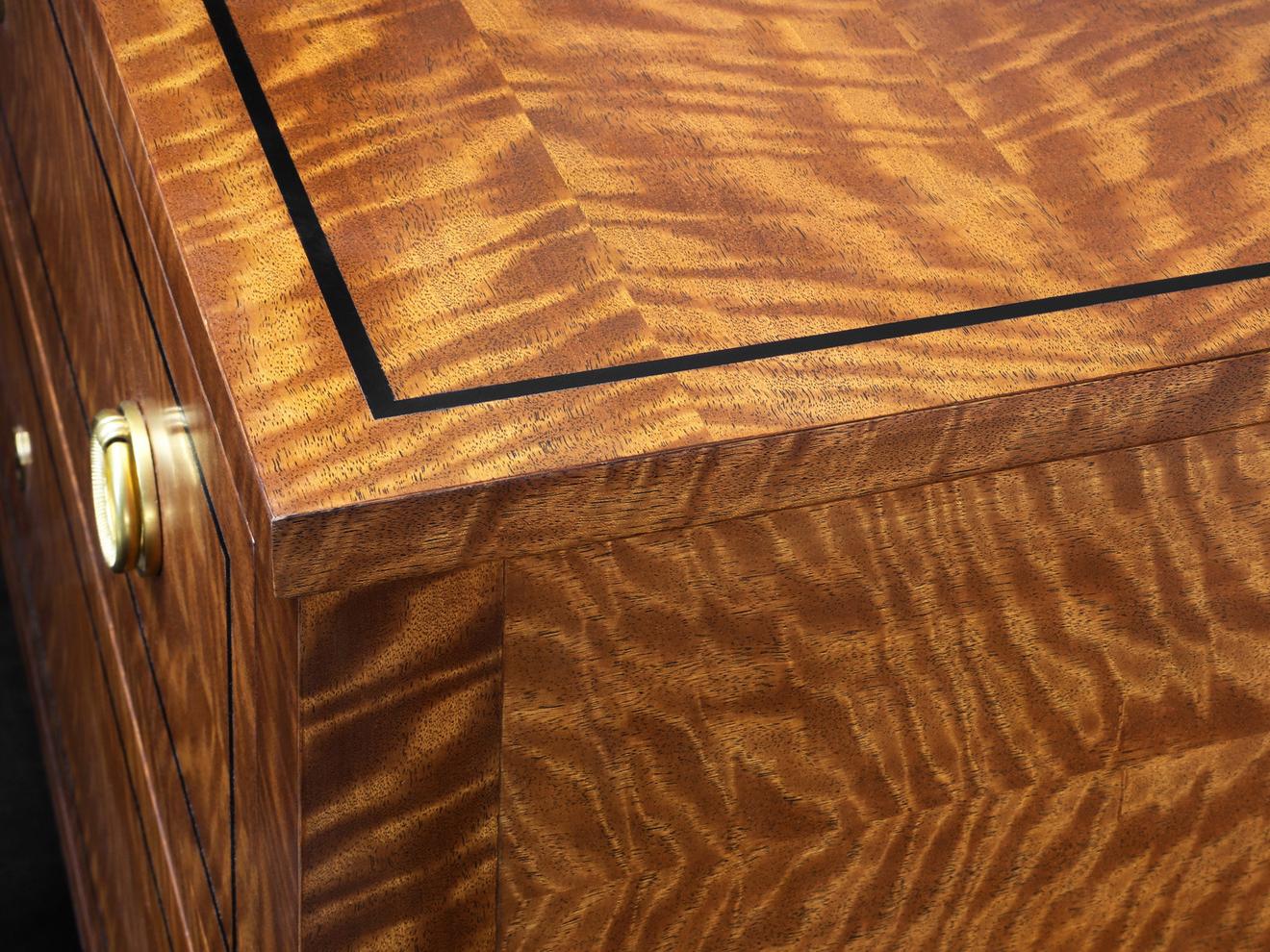 Modern History Home Bentley Brown Oak Wood Accent Chest