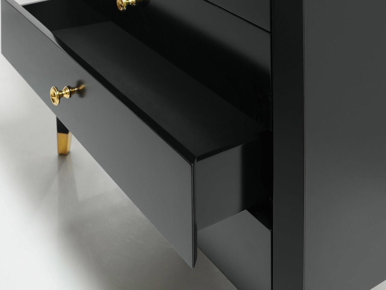 Modern History Home Niles Black Double Dresser