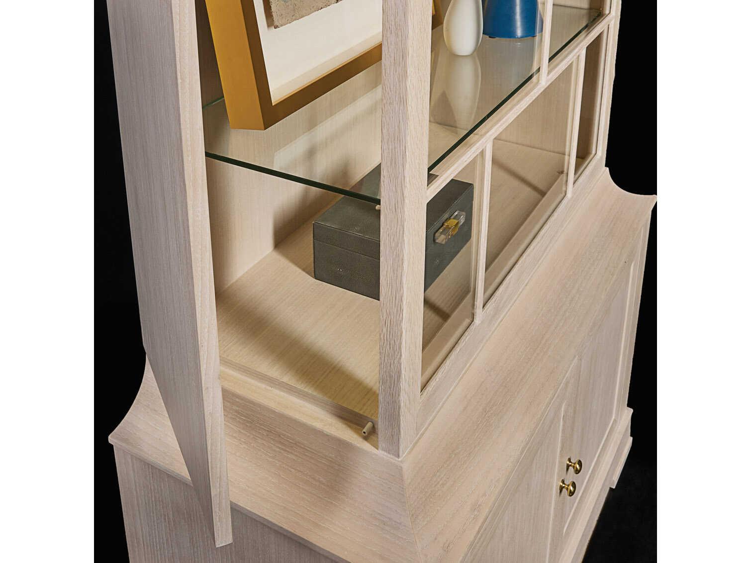 Modern History Home Washed Oak Bookcase