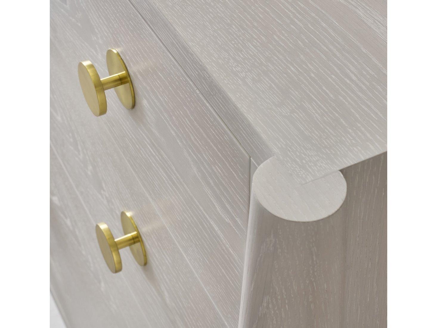 Modern History Home Concourde 1-Drawer Gray Nightstand