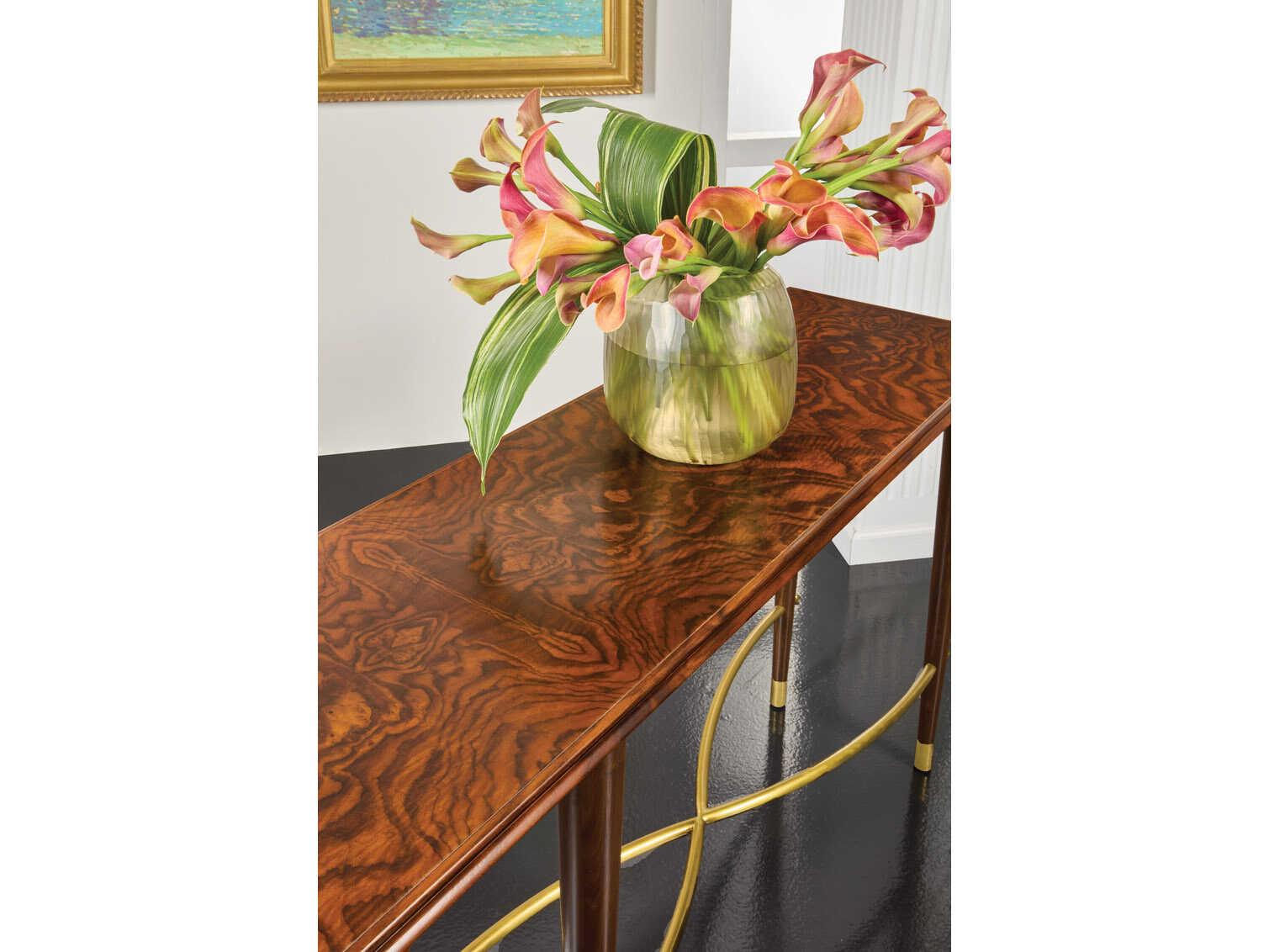 Modern History Home Marchand Rectangular Wood Console Table