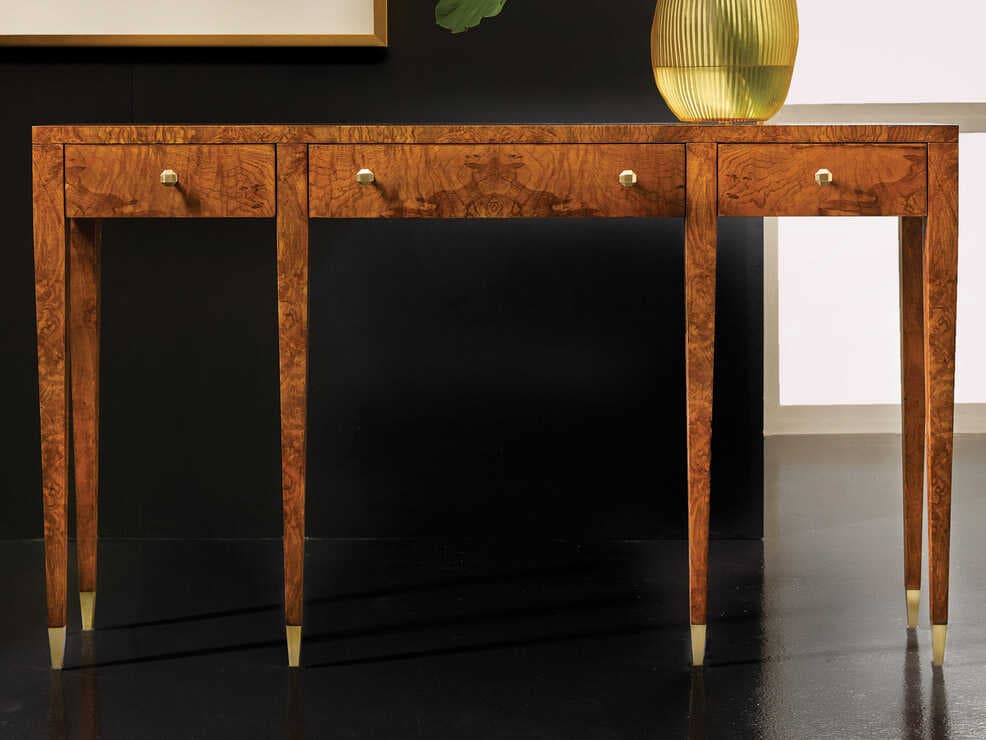 Modern History Home Paulo Rectangular Wood Console Table