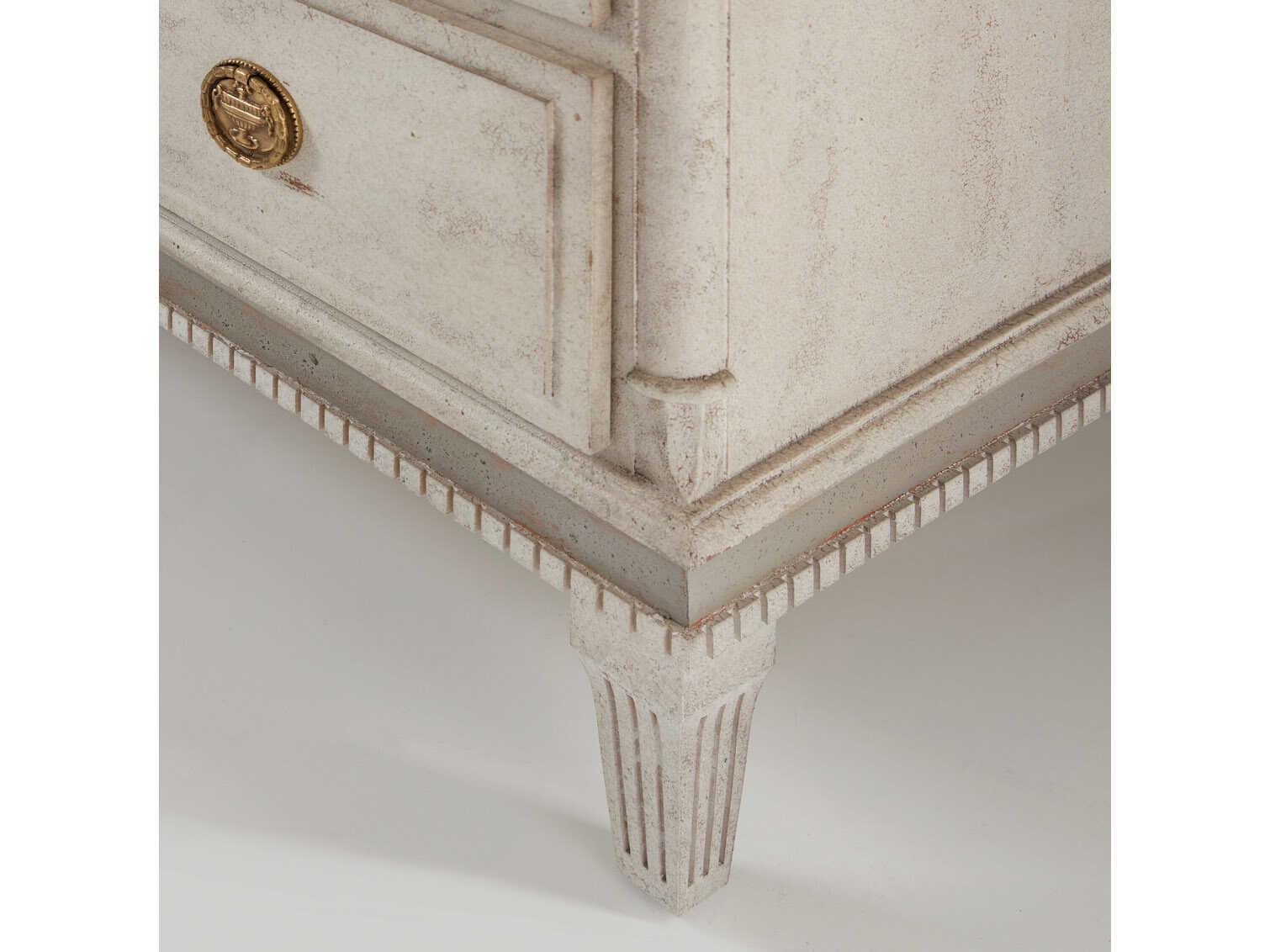 Modern History Home Gustavian White Commode