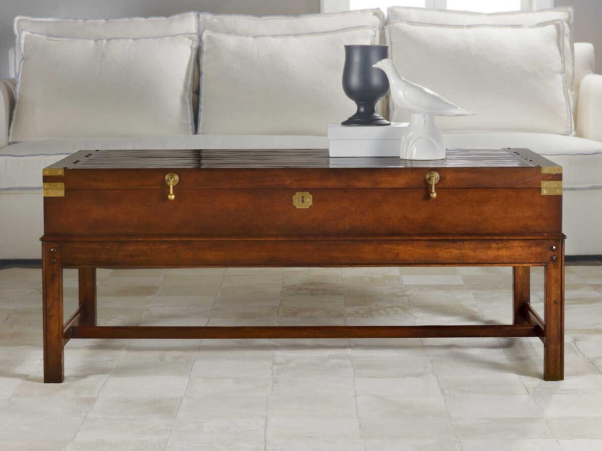 Modern History Home Bagatel Rectangular Wood Coffee Table