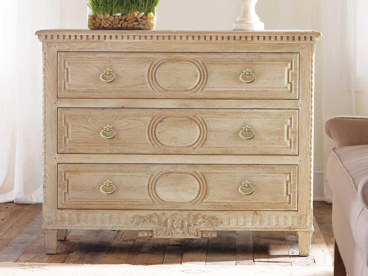 Modern History Home Beige Accent Chest