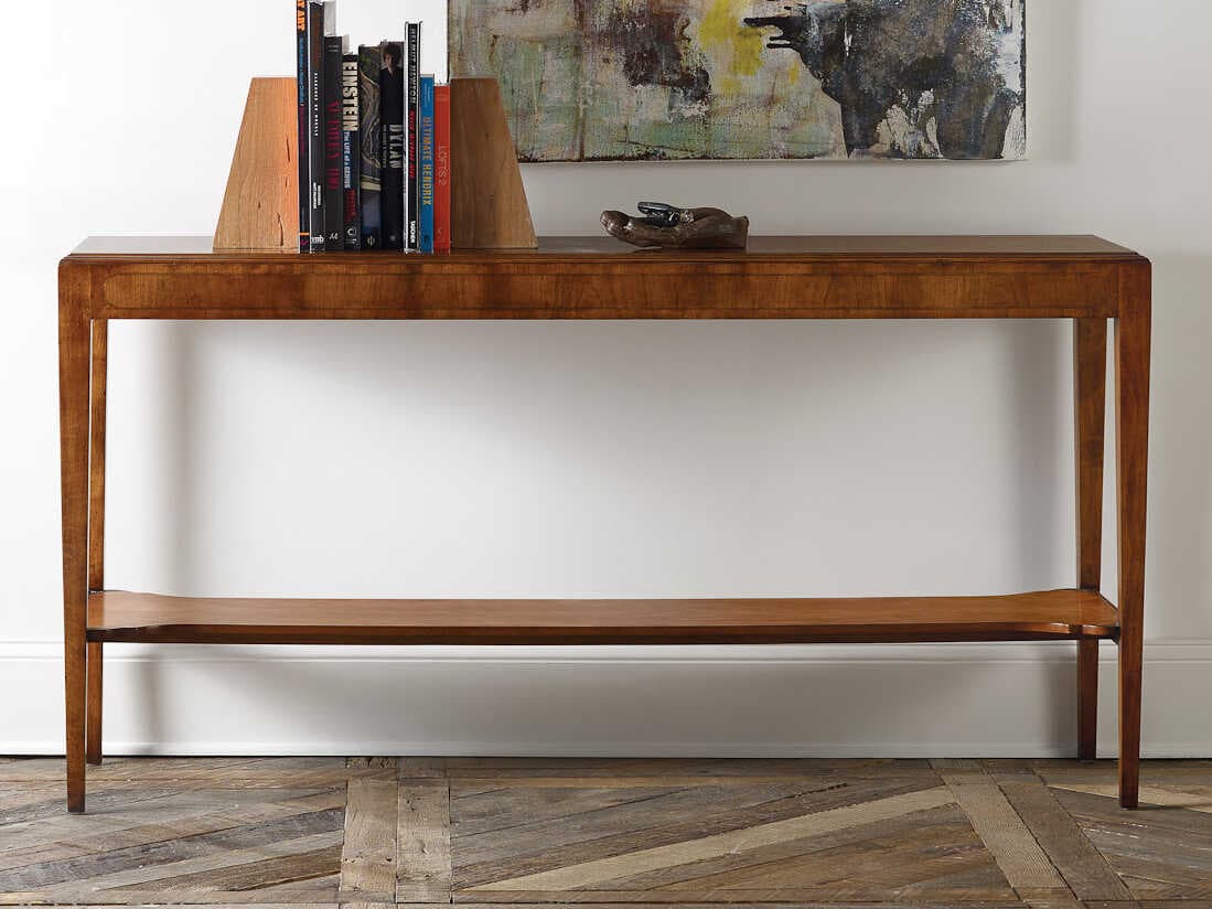 Modern History Home Georgian Rectangular Wood Console Table