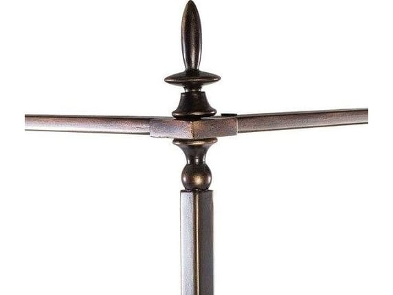 Modern History Home Bronze Metal Black King Canopy Bed