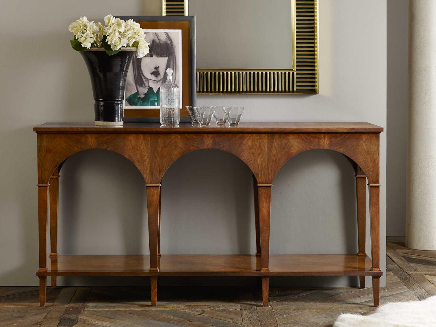 Modern History Home Classical Rectangular Wood Console Table