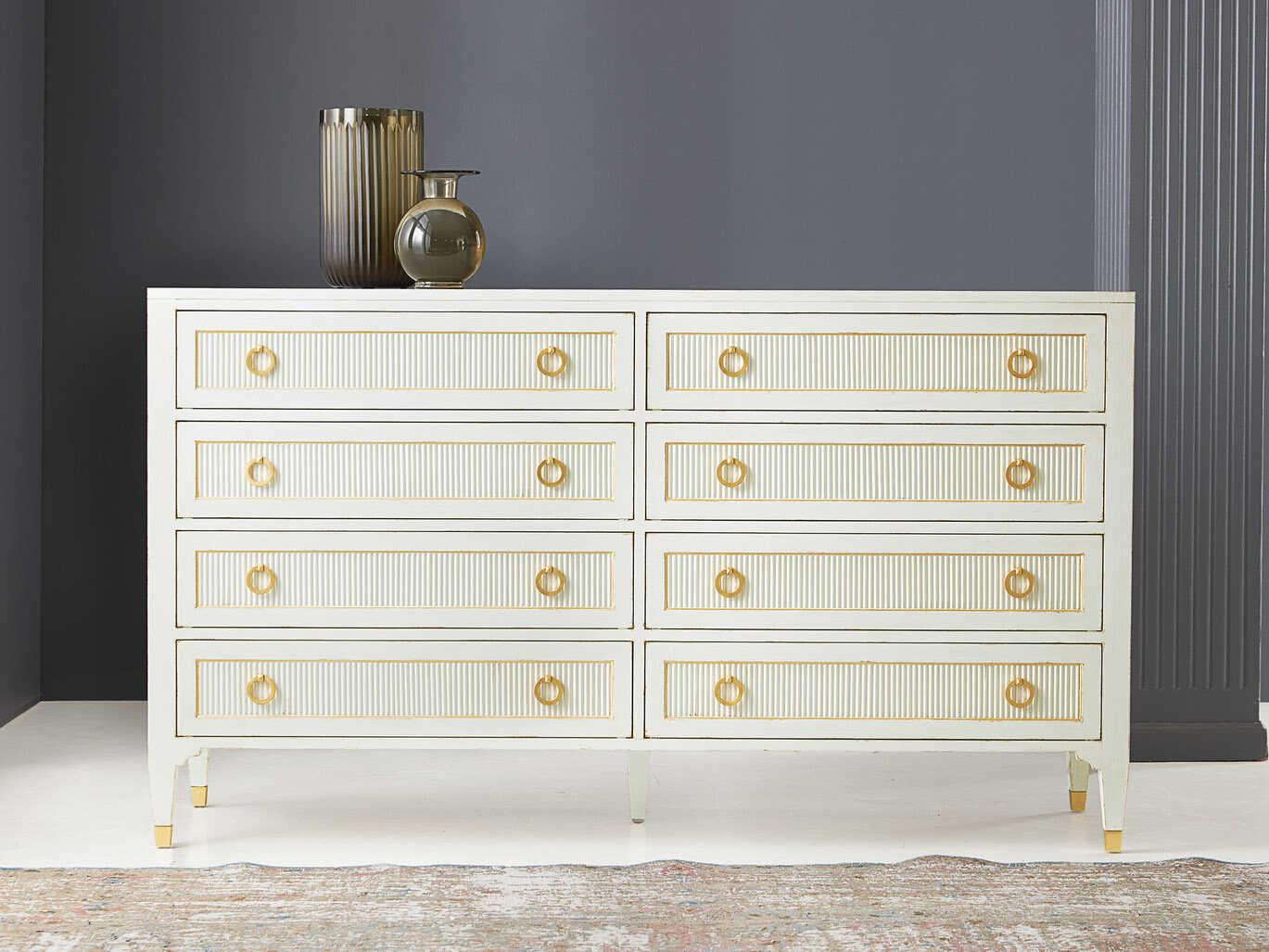 Modern History Home Swedish Double Dresser
