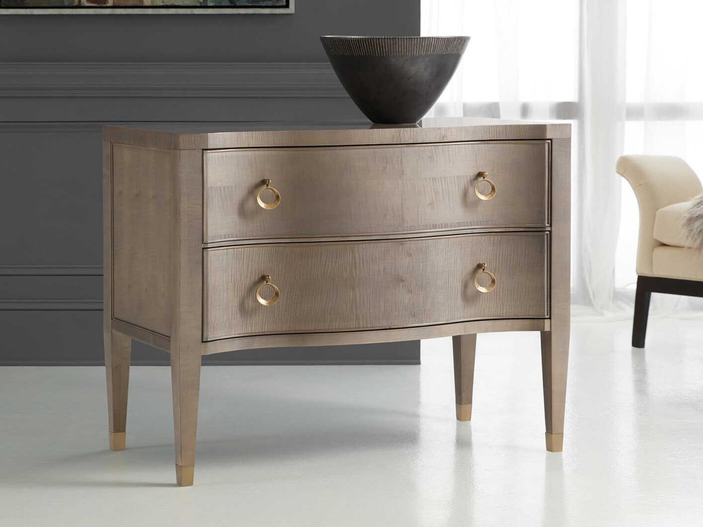 Modern History Home Serpentine Grey Sycamore Wood Accent Chest