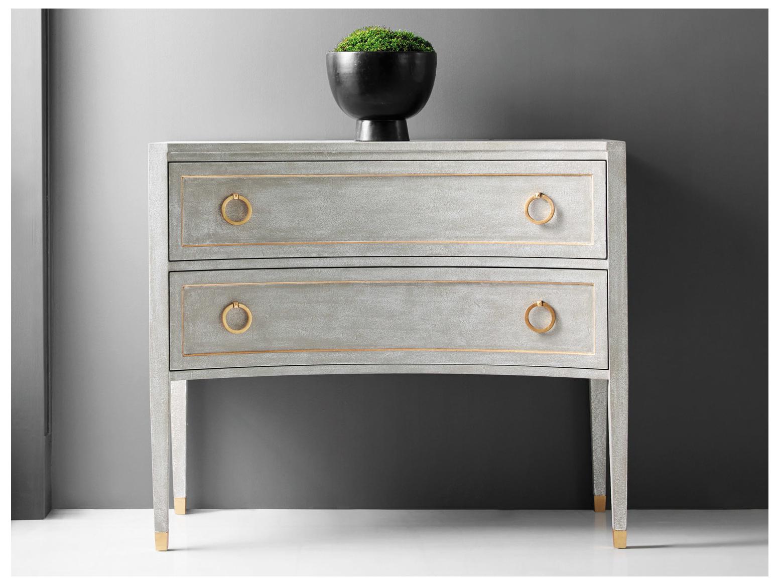 Modern History Home Gustavian Antique Grey Commode